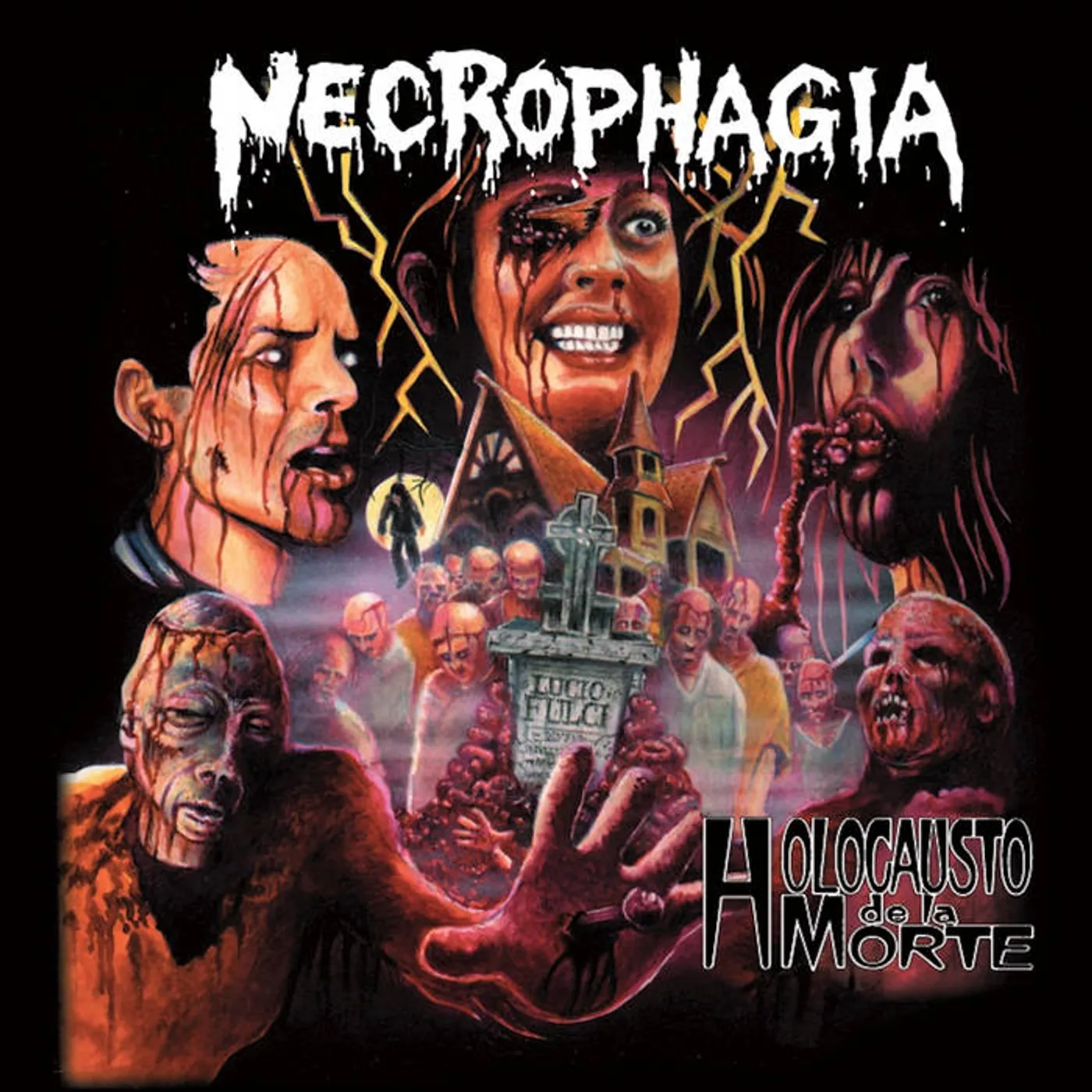 Necrophagia HOLOCAUSTO DE LA MORTE Vinyl Record