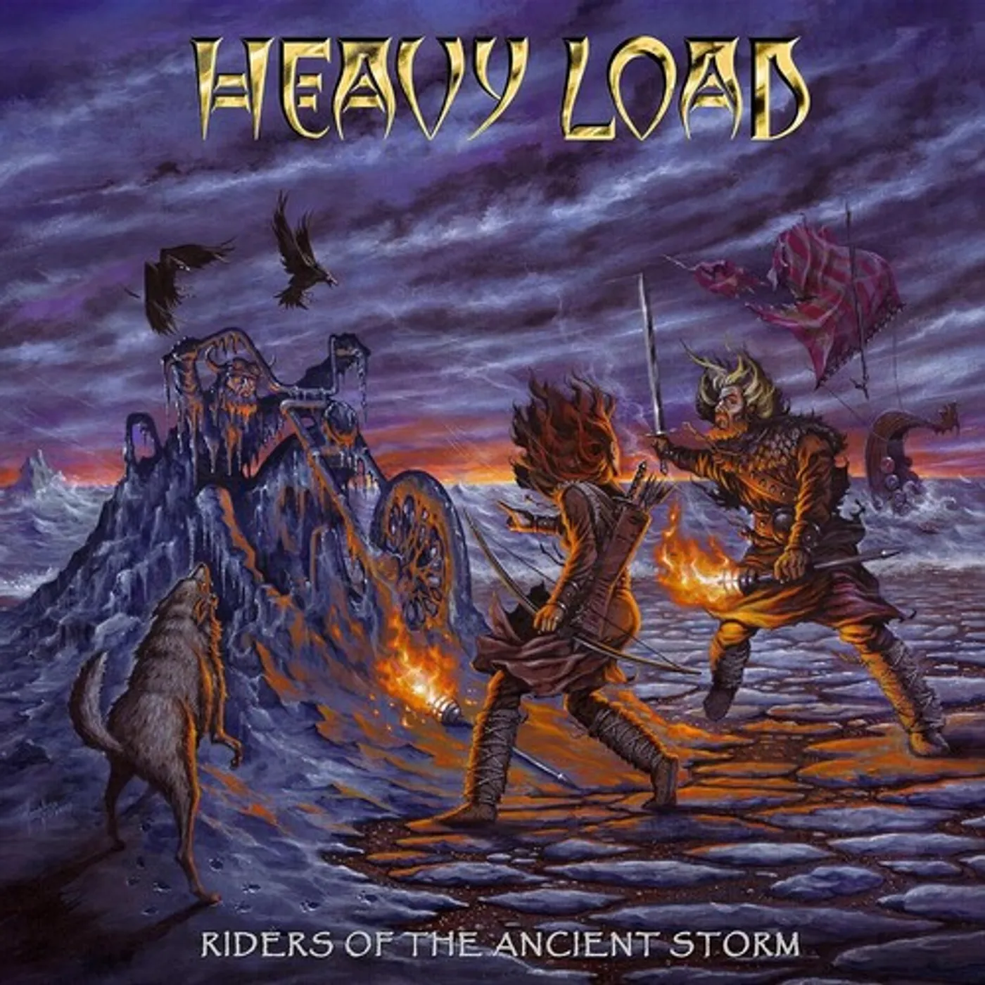 Heavy Load RIDERS OF THE ANCIENT STORM Vinyl Record