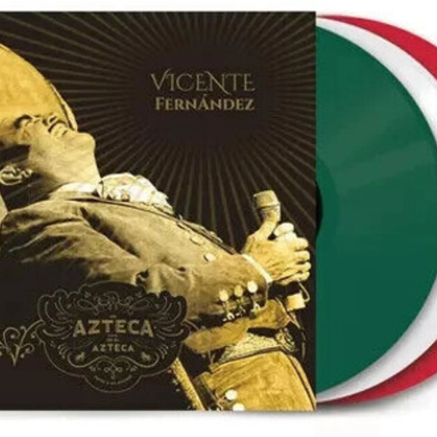 Vicente Fernández Un Azteca En El Azteca (3LP/with DVD/Box Set) Vinyl Record