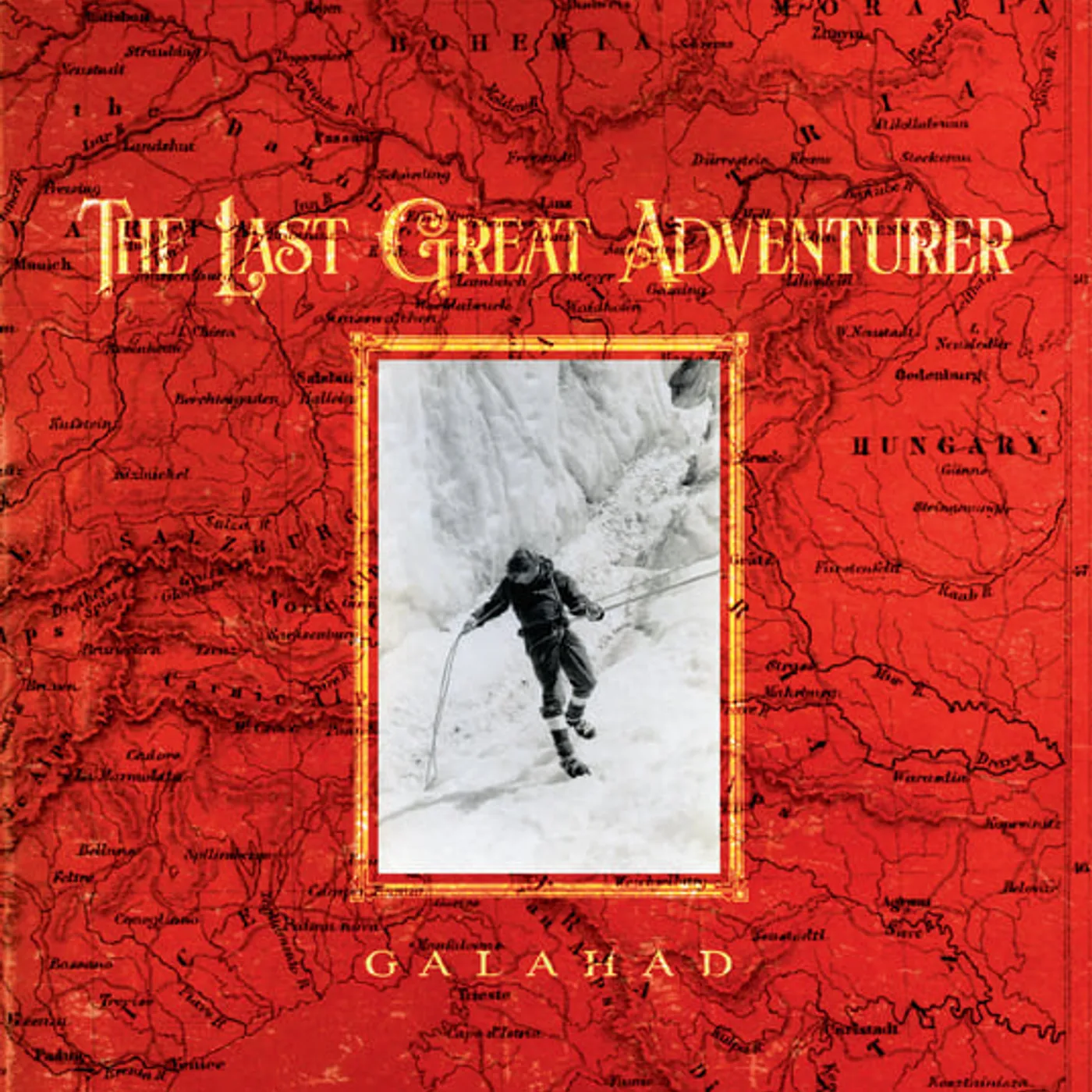 Galahad Last Great Adventure (Red, Black & White Splatter) Vinyl Record