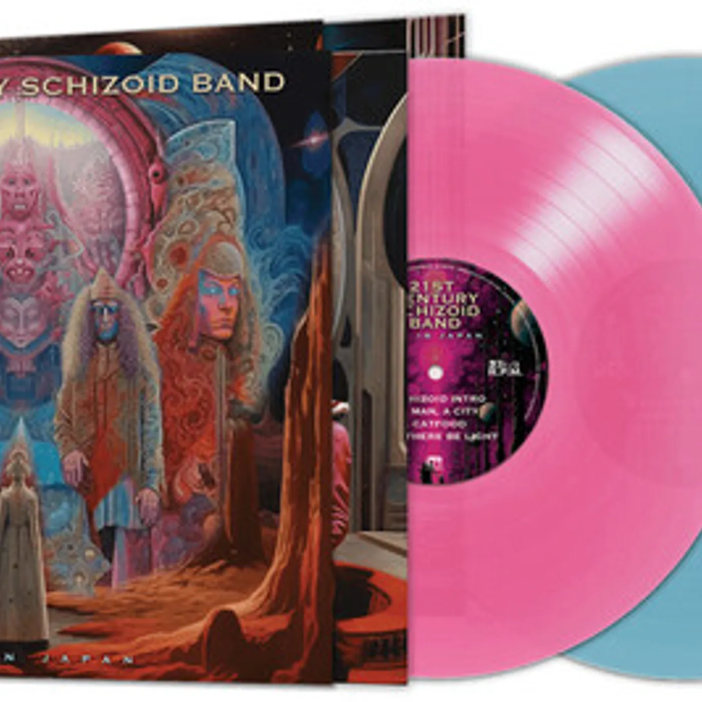 21st Century Schizoid Band LIVE IN JAPAN - PINK / BLUE Vinyl Record