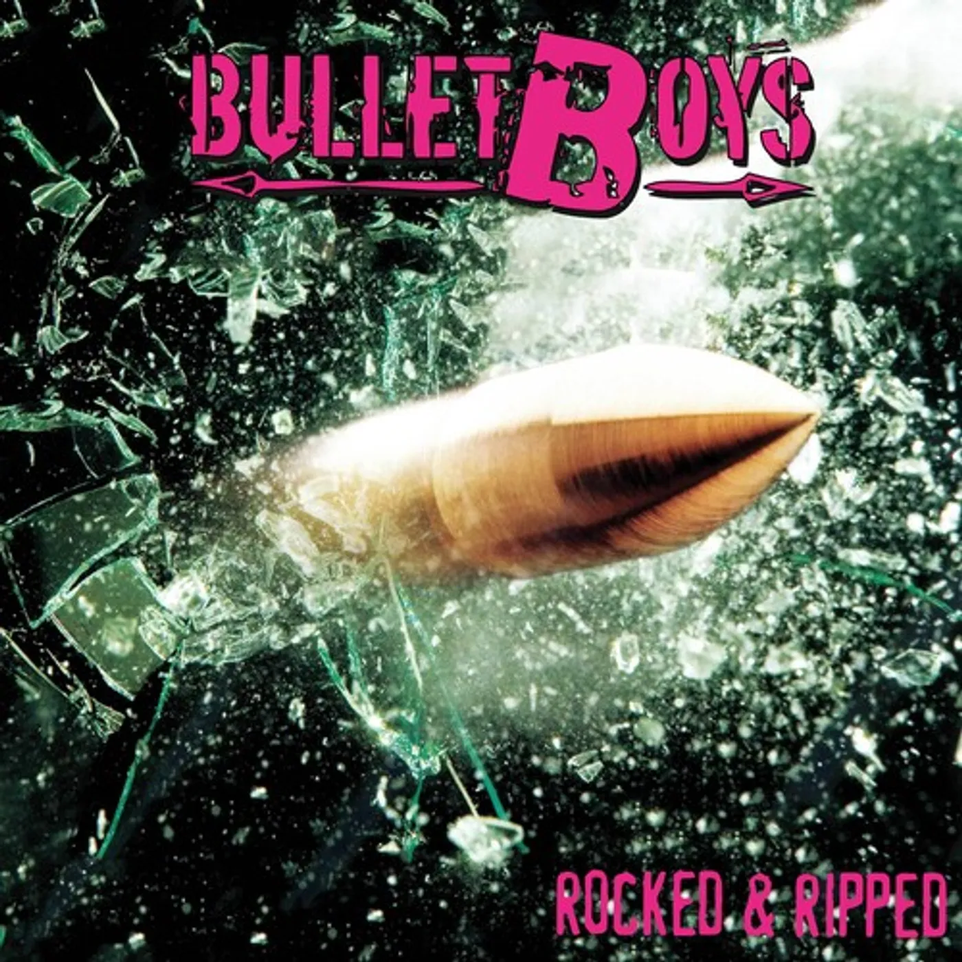 Bulletboys ROCKED & RIPPED - COKE BOTTLE GREEN Vinyl Record