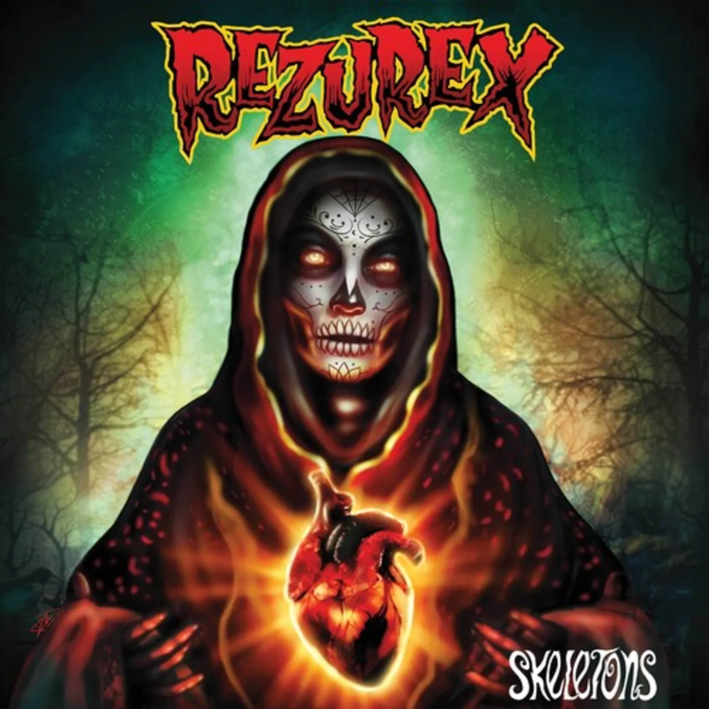 Rezurex Skeletons (Red) Vinyl Record