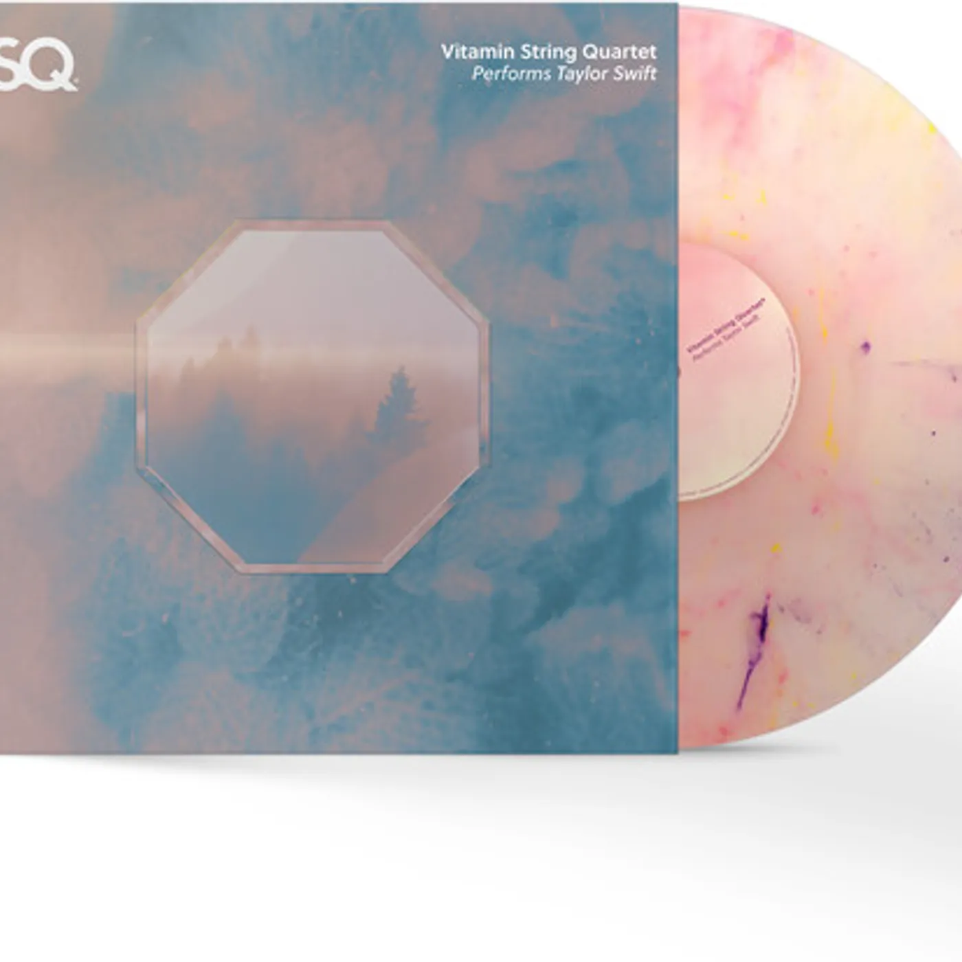 Vitamin String Quartet VSQ Performs Taylor Swift (Pink/Purple/Yellow) Vinyl Record