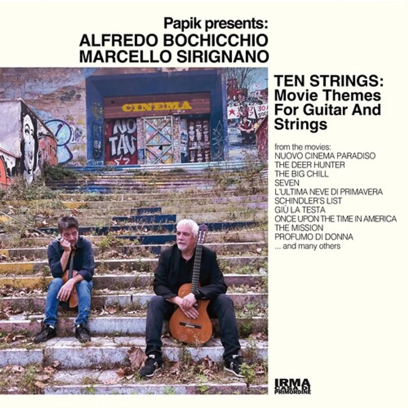 Alfredo Bochicchio PAPIK PRESENTS 10 STRINGS: MOVIE THEMES FOR GUITAR CD