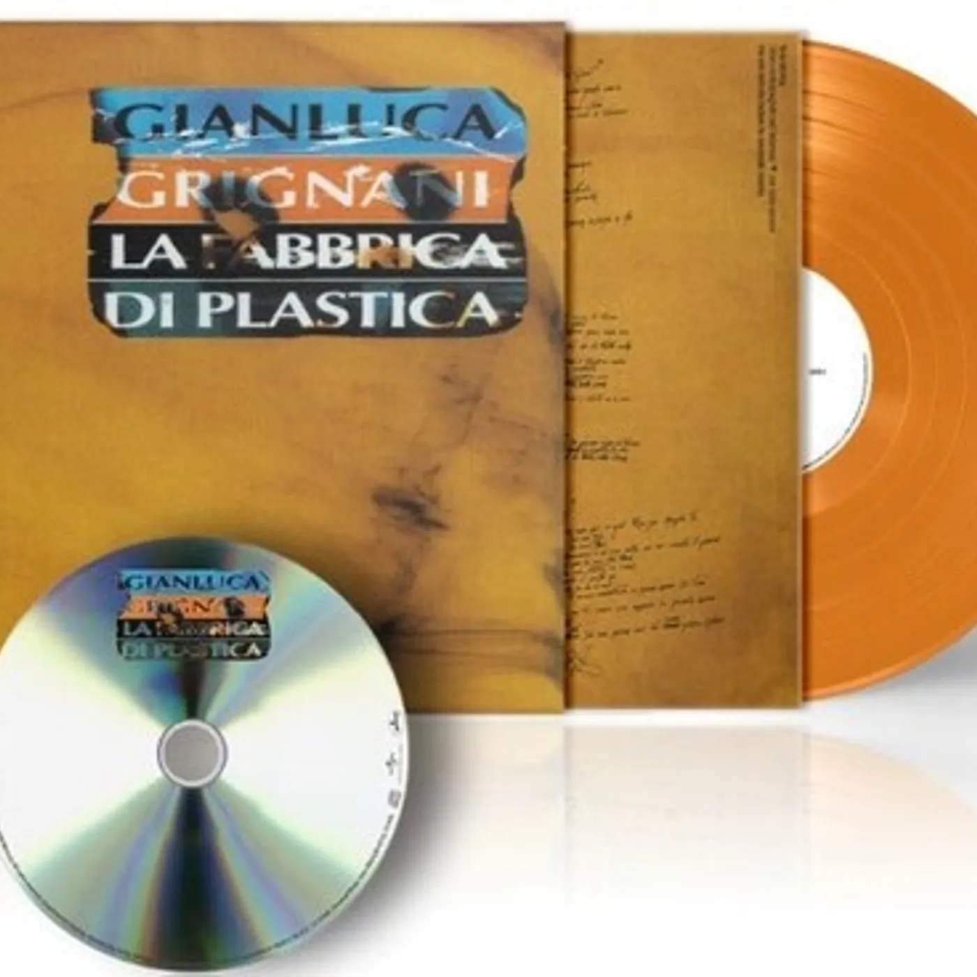 Gianluca Grignani La Fabbrica Di Plastica - Ltd Colored Vinyl+CD Vinyl Record