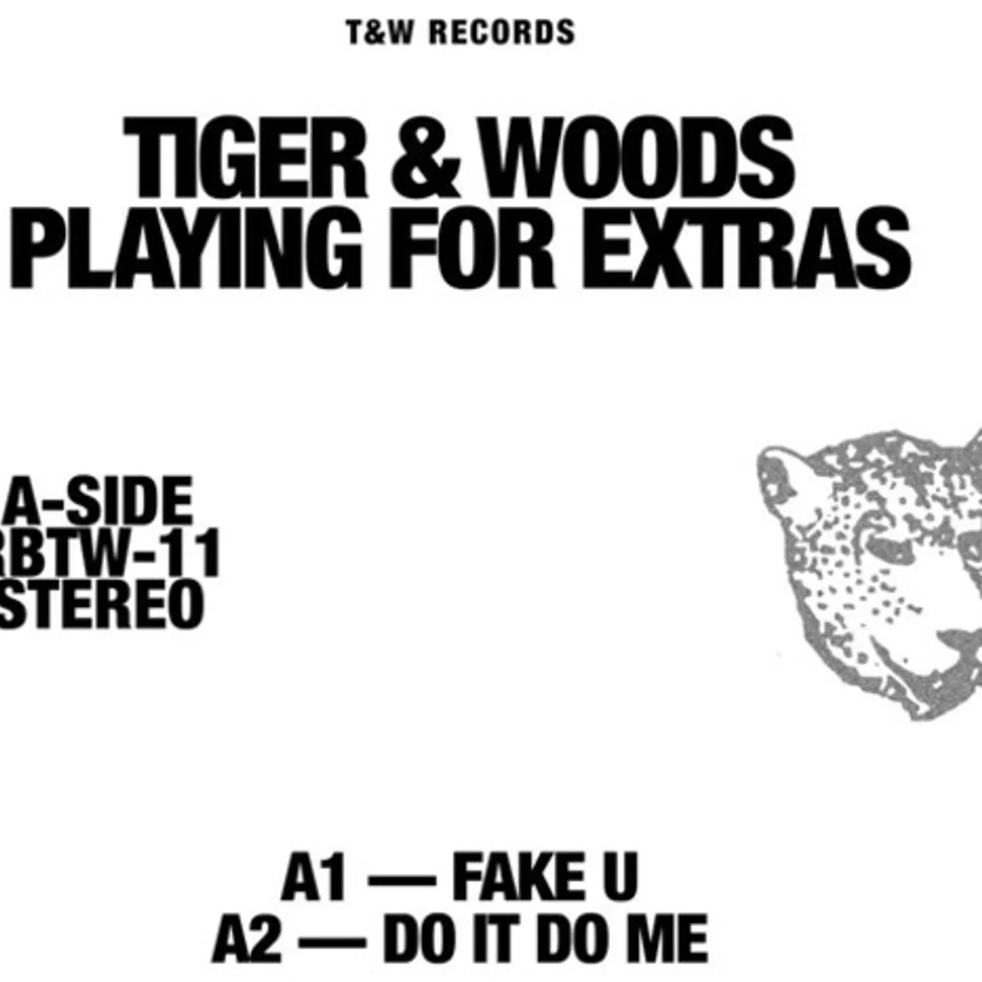 Tiger & Woods PLAYING FOR EXTRAS Vinyl Record