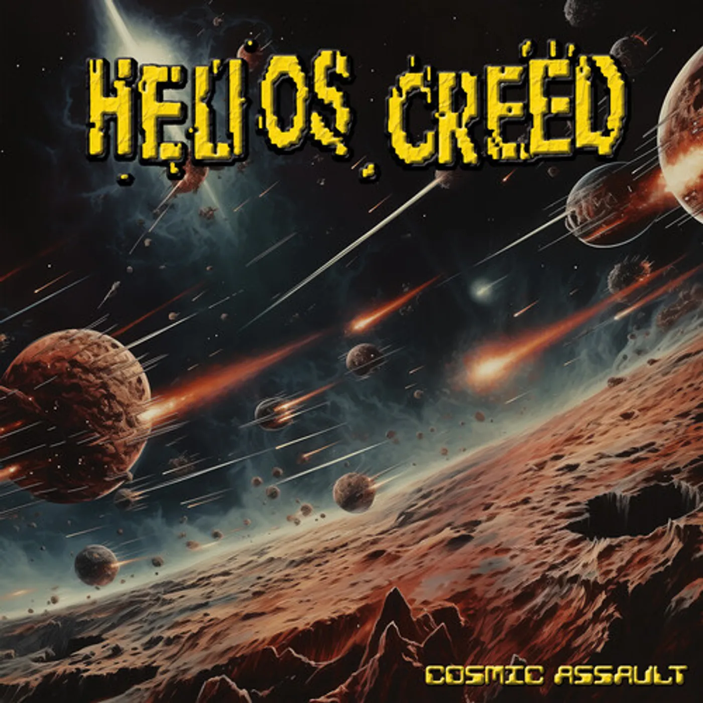 Helios Creed Cosmic Assault (Red) Vinyl Record