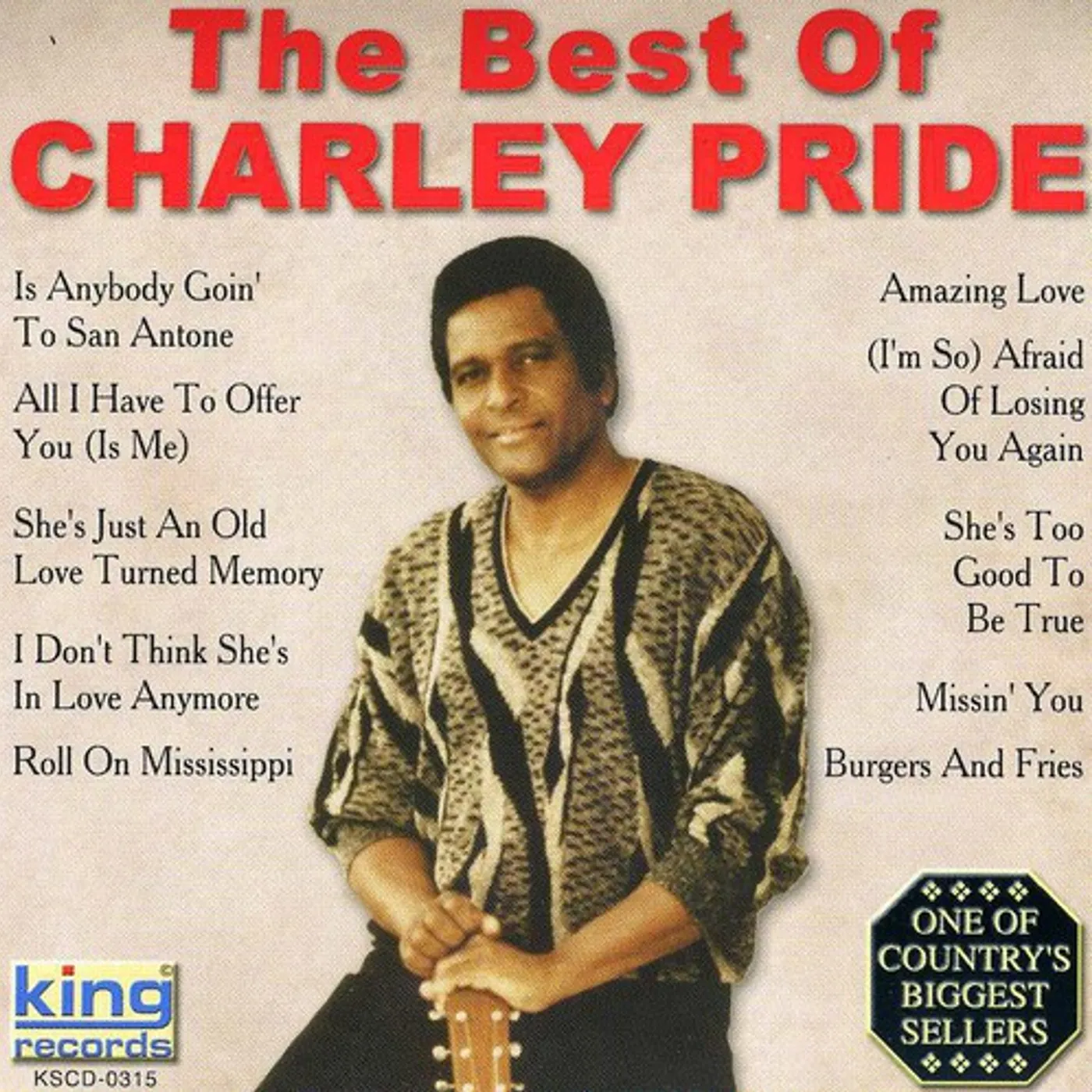 Charley Pride BEST OF CHARLIE PRIDE CD