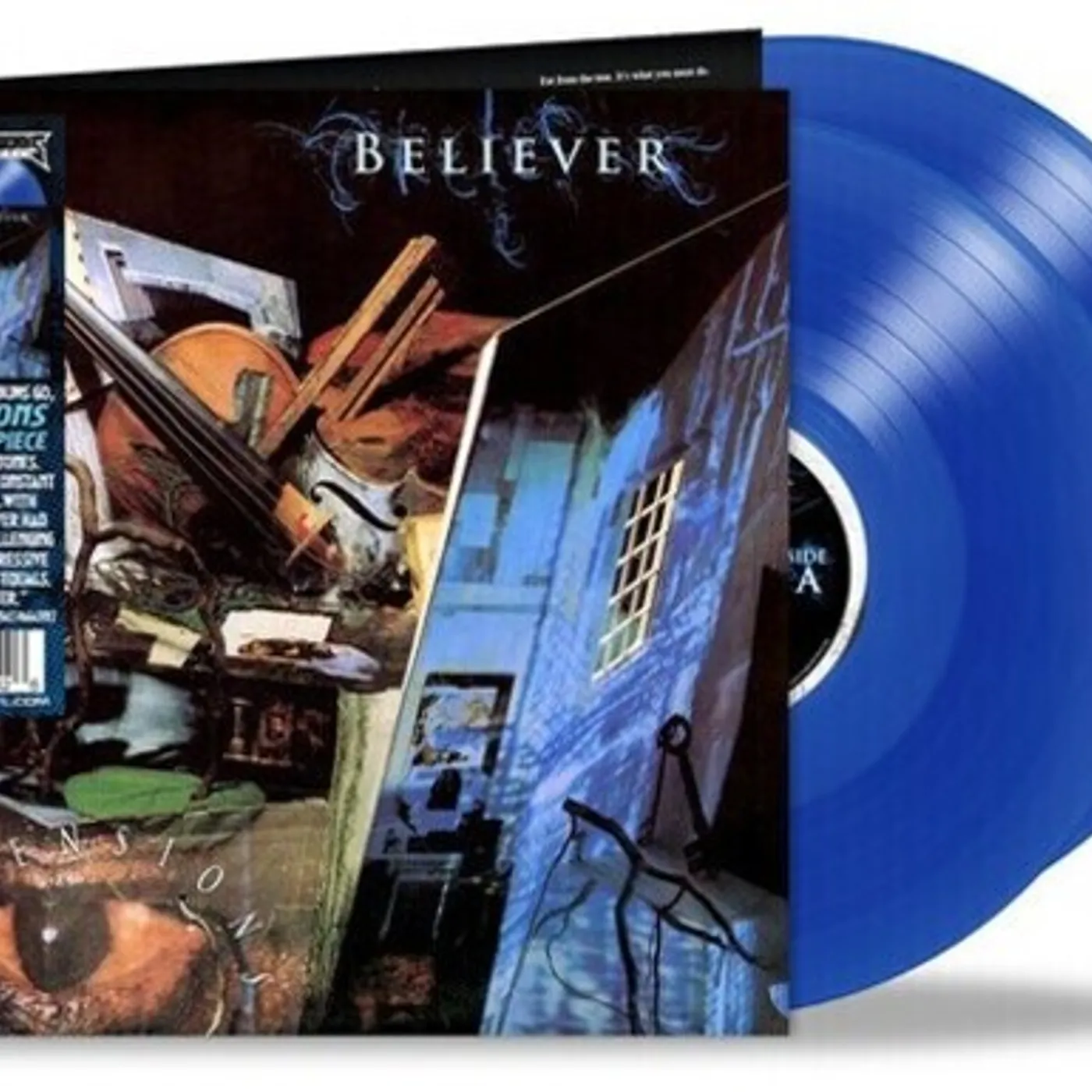 Believer Dimensions - Blue Vinyl Record