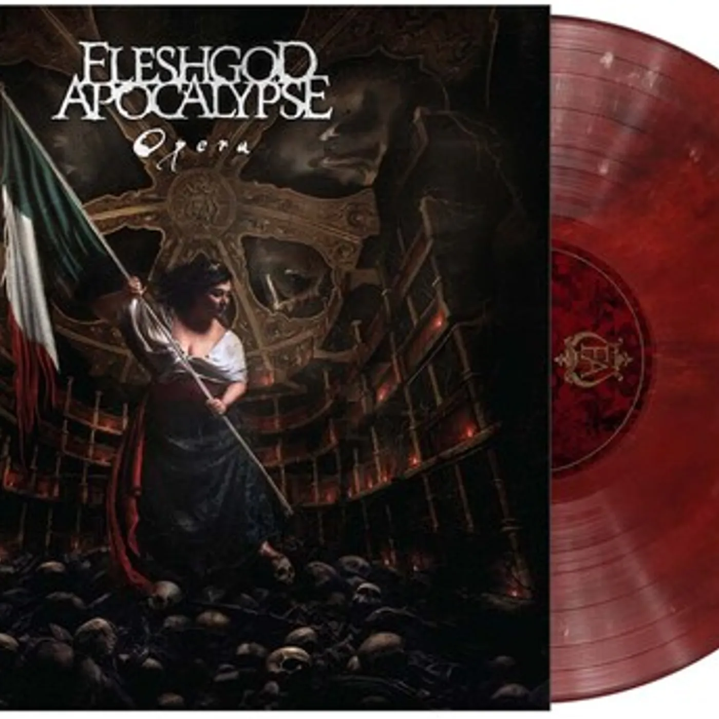 Fleshgod Apocalypse Opera (Red Marble) Vinyl Record
