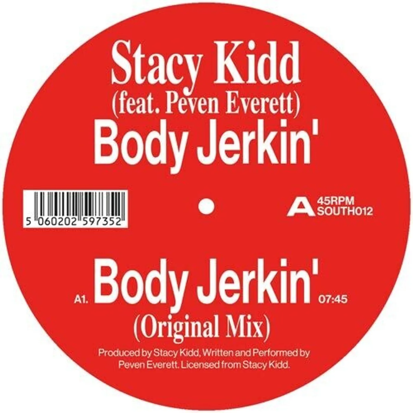 Stacy Kidd BODY JERKIN' Vinyl Record