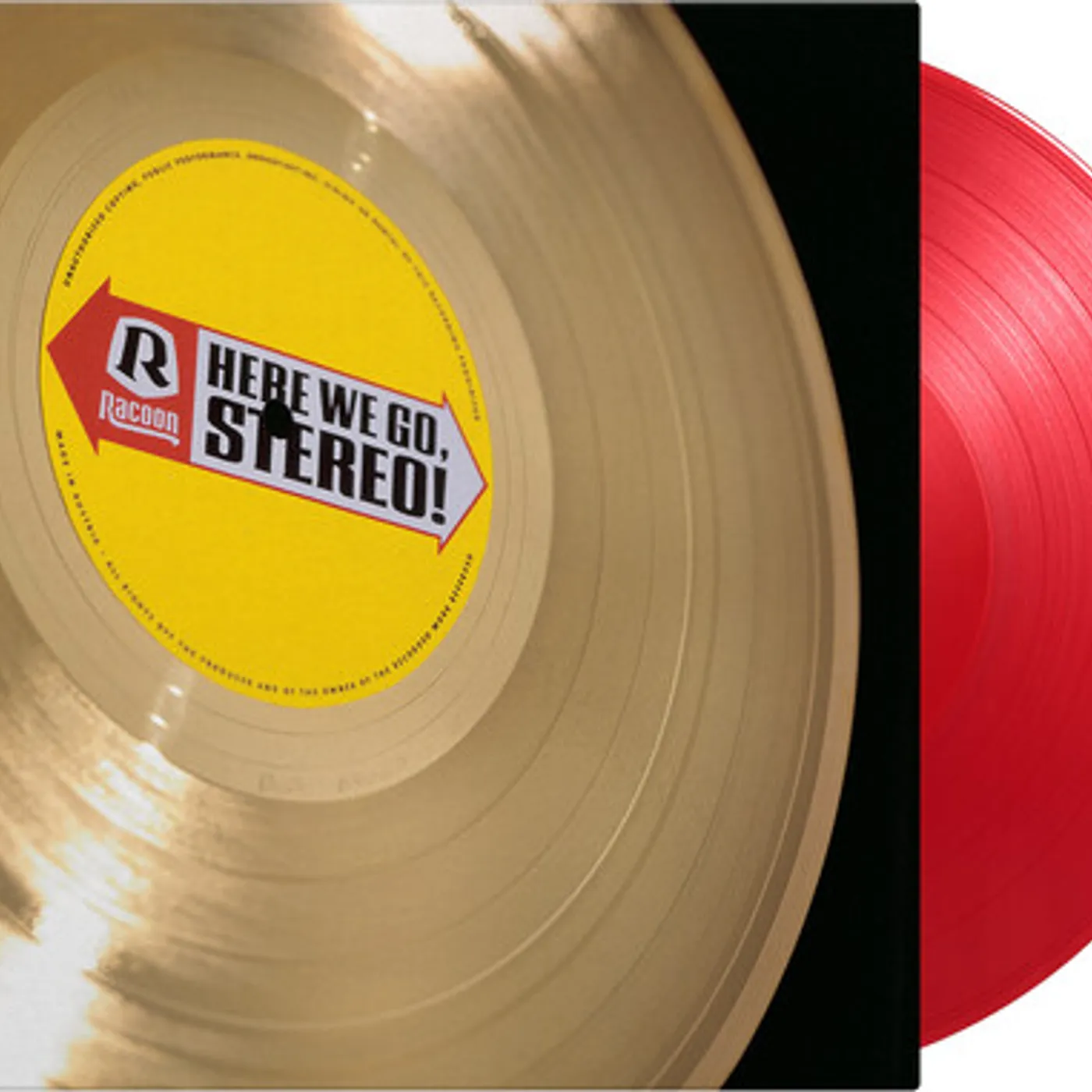 Racoon Here We Go Stereo (Limited 180-Gram Red) Vinyl Record