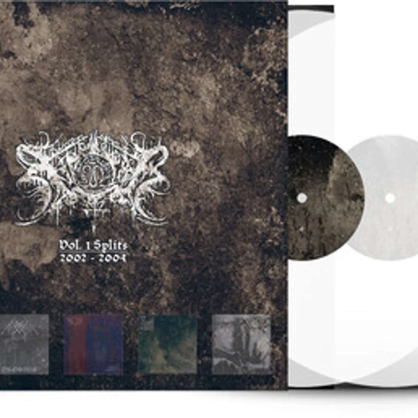 Xasthur VOL. 1 SPLITS 2002-2004 - CLEAR Vinyl Record