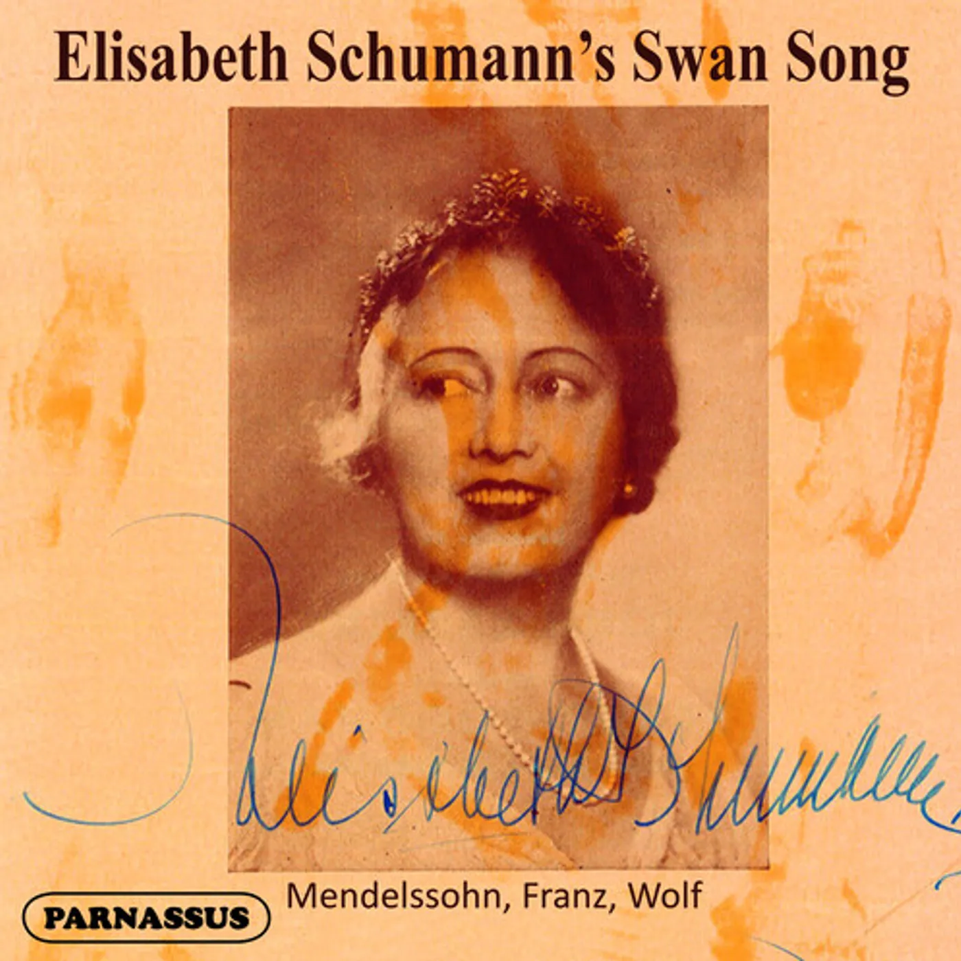 ELISABETH SCHUMANN'S SWANSONG CD