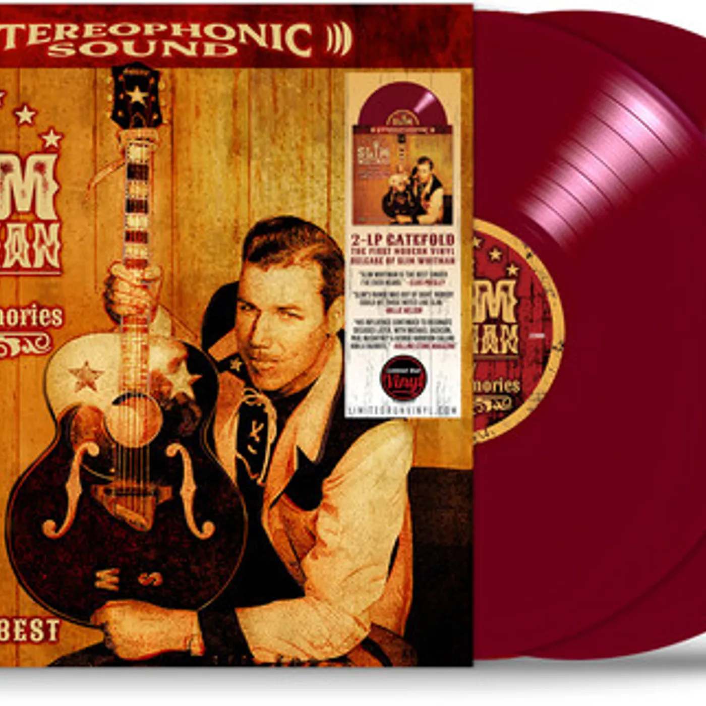 Slim Whitman 20 Precious Memories - The Very Best (2LP) Vinyl Record