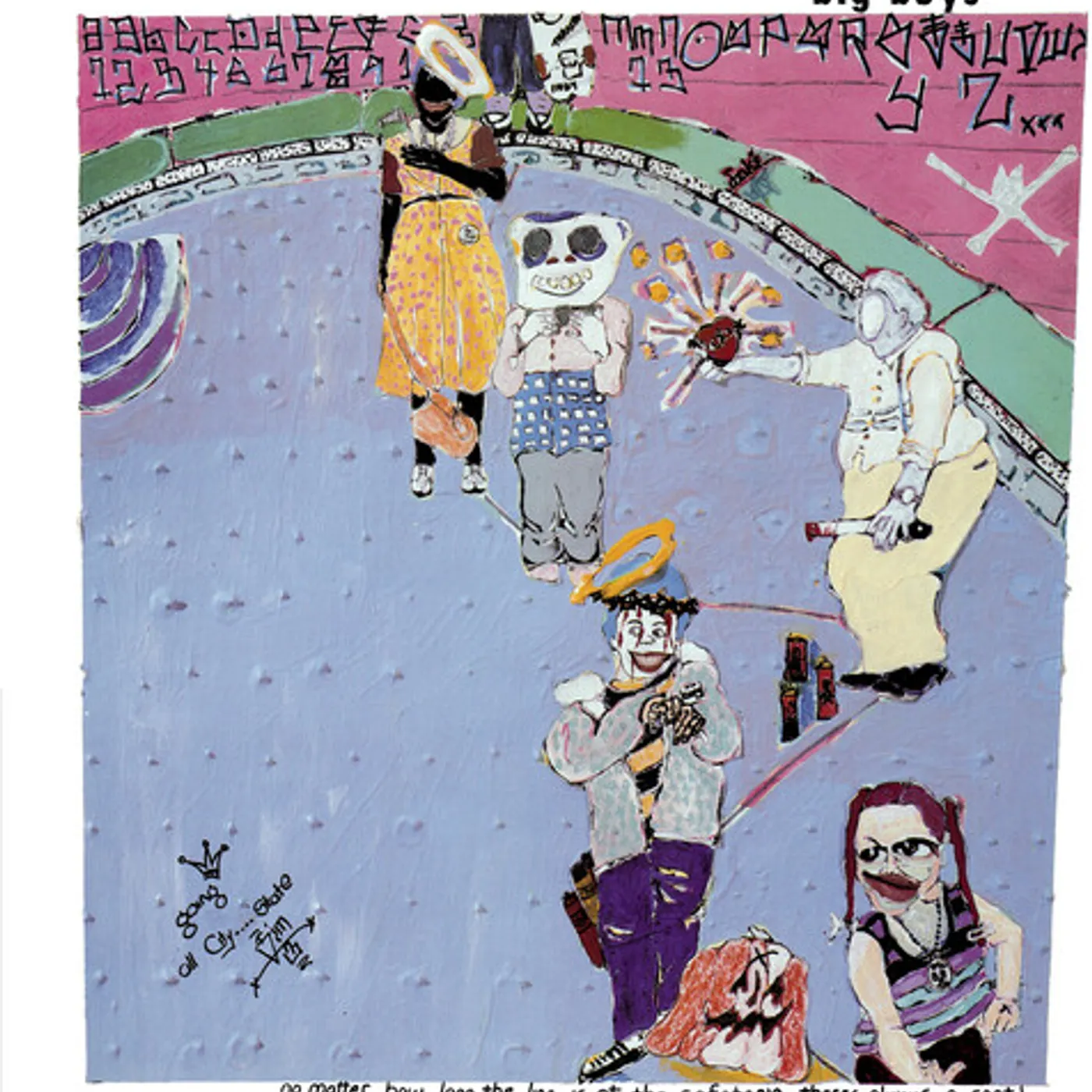 Big Boys NO MATTER HOW LONG THE LINE IS AT - PURPLE Vinyl Record