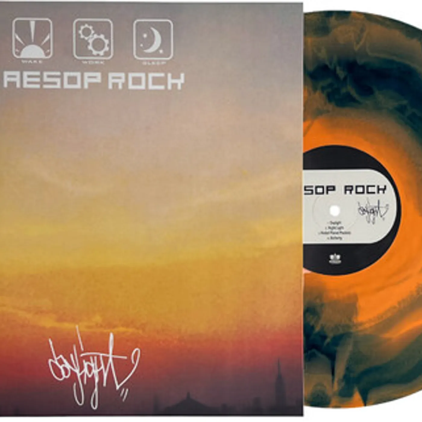 Aesop Rock Daylight (Orange/Blue) Vinyl Record