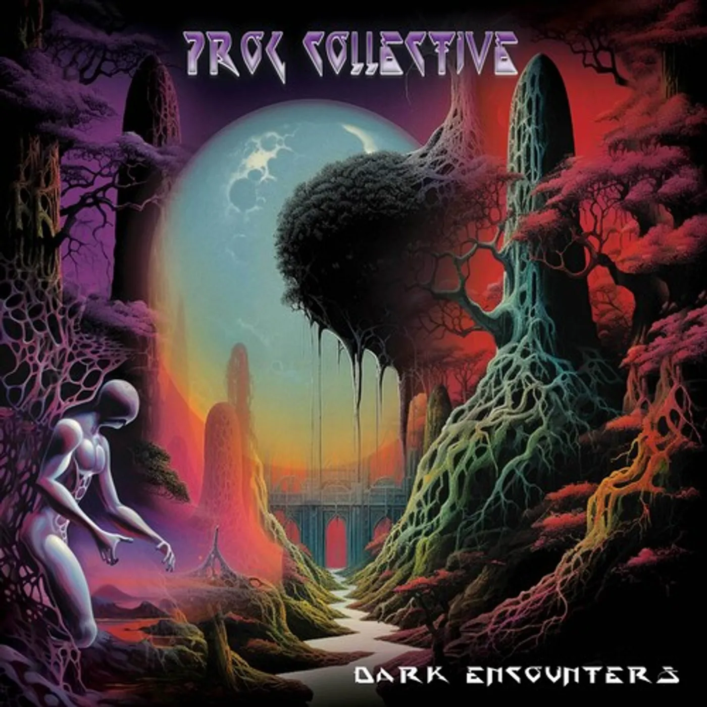 The Prog Collective Dark Encounters - Red Vinyl Record