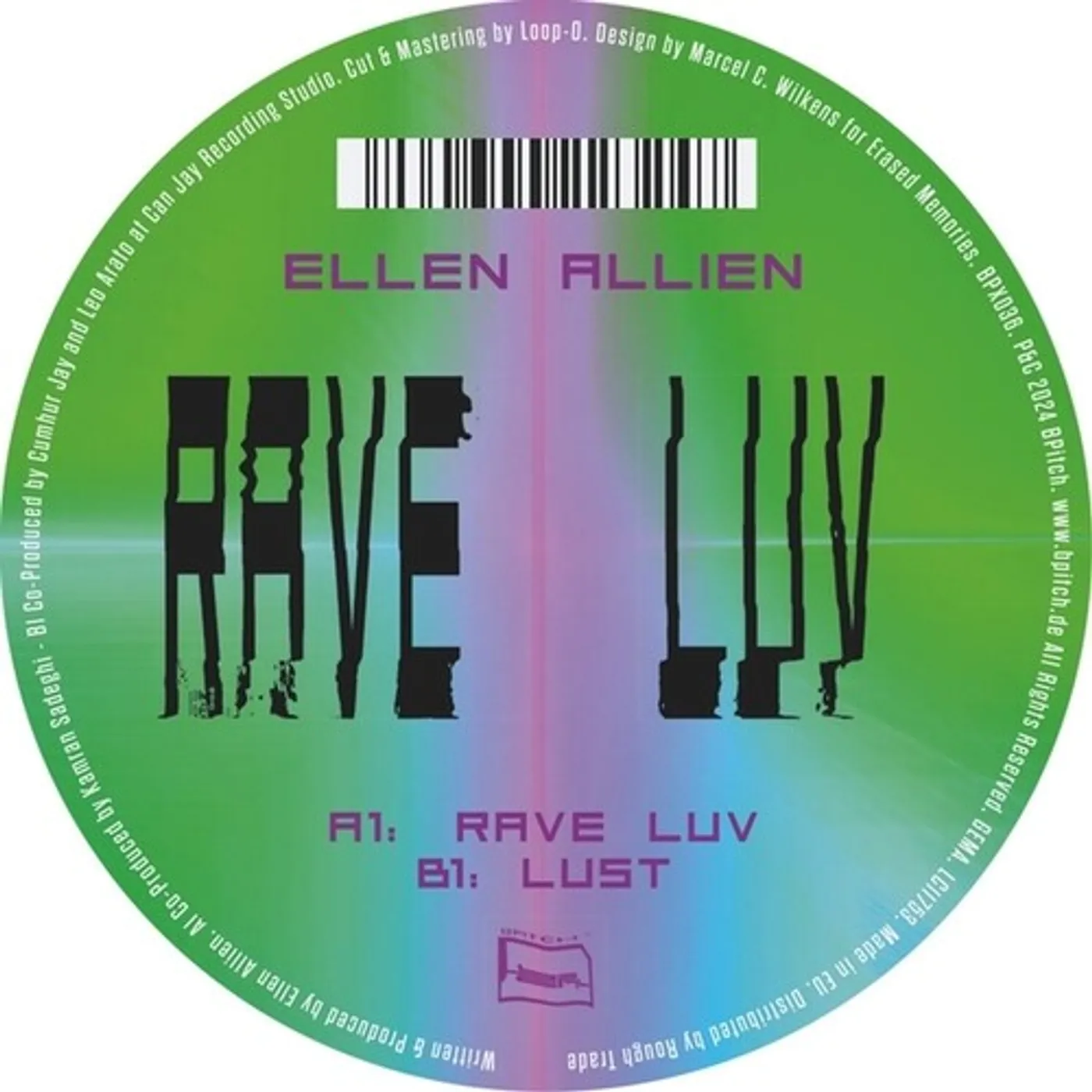 Ellen Allien RAVE LUV Vinyl Record