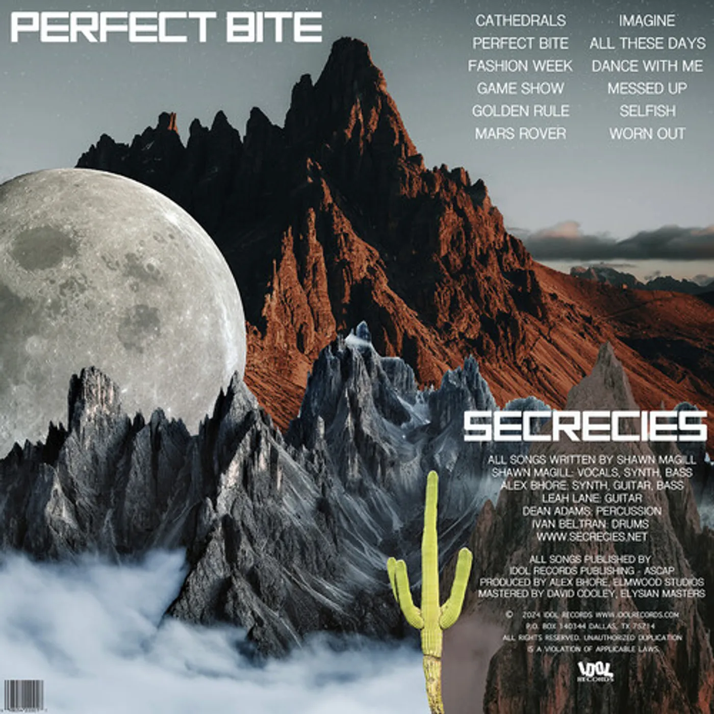Secrecies Perfect Bite (Clear Red, Limited Edition) Vinyl Record