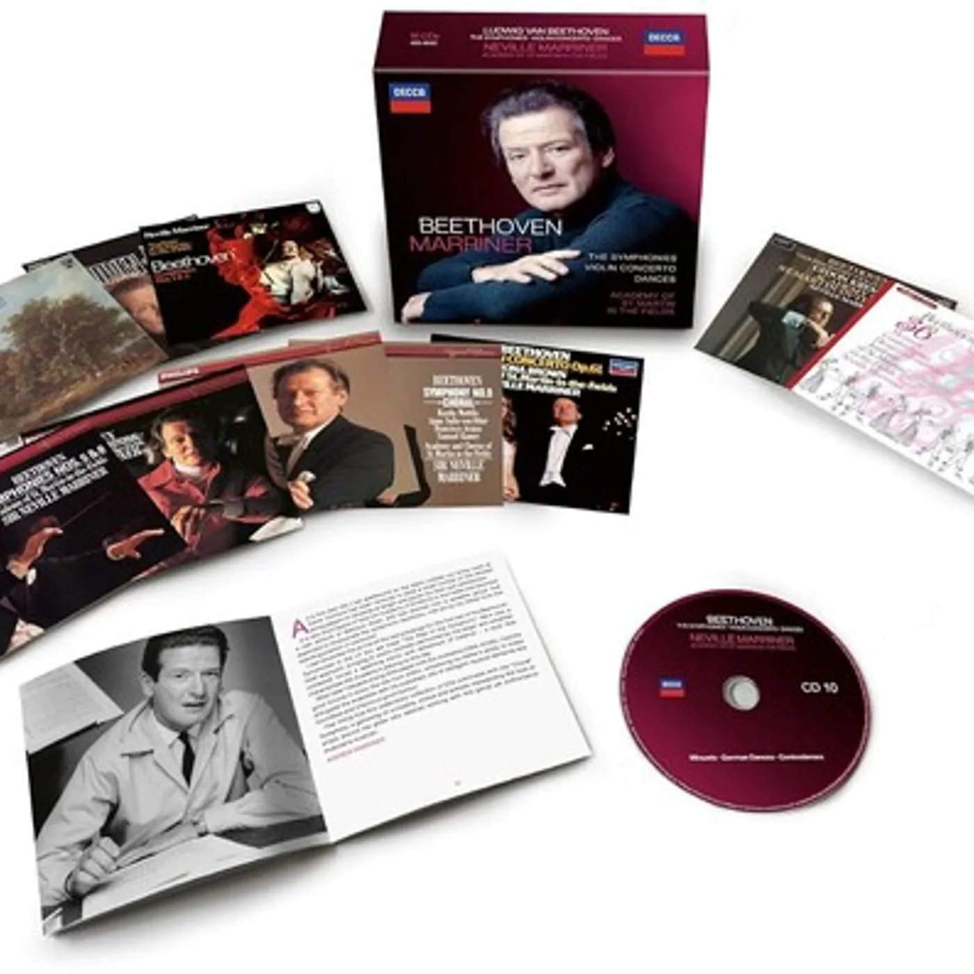 Neville Marriner MARRINER CONDUCTS BEETHOVEN CD