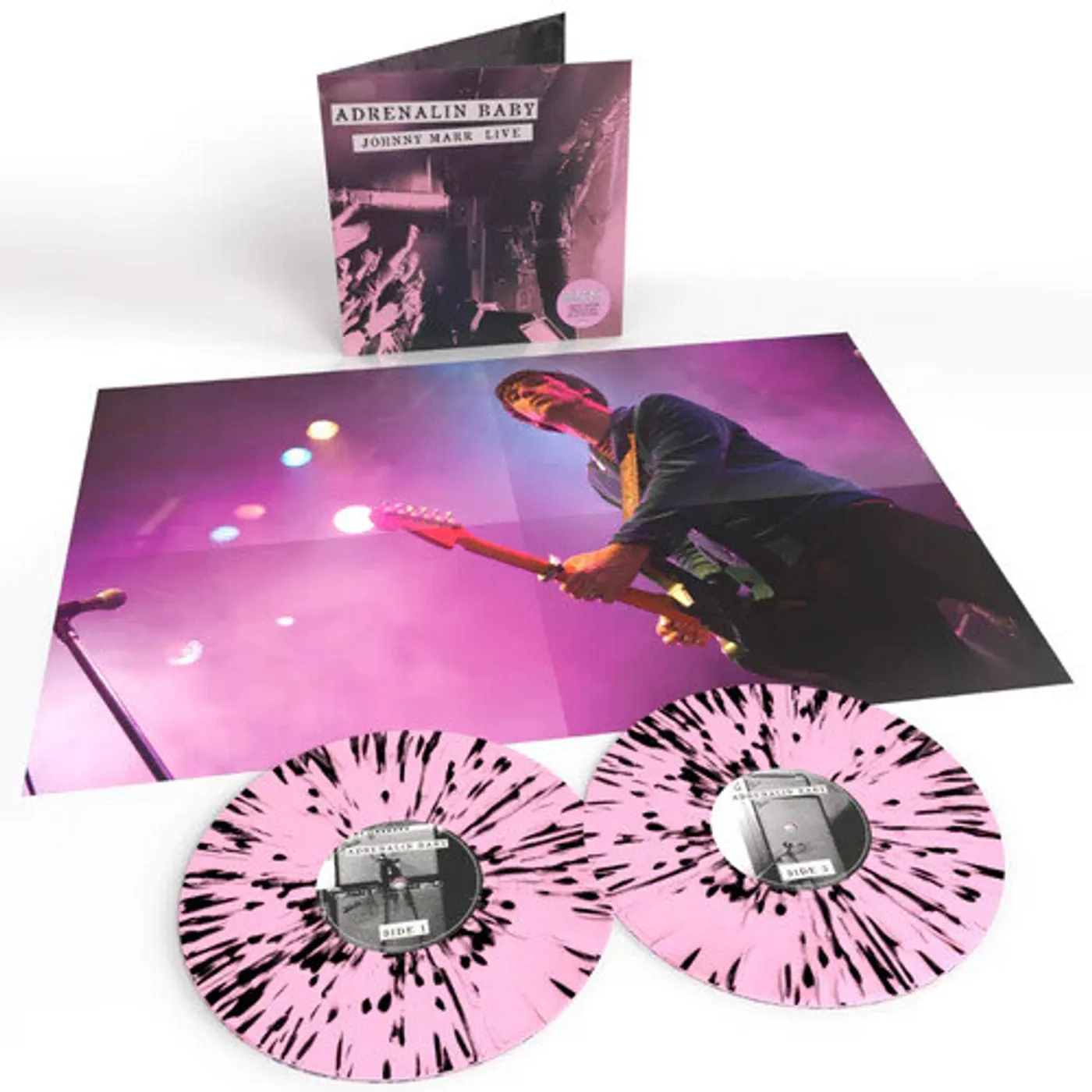 Johnny Marr Adrenalin Baby (Limited/Pink/Black/Splatter) Vinyl Record