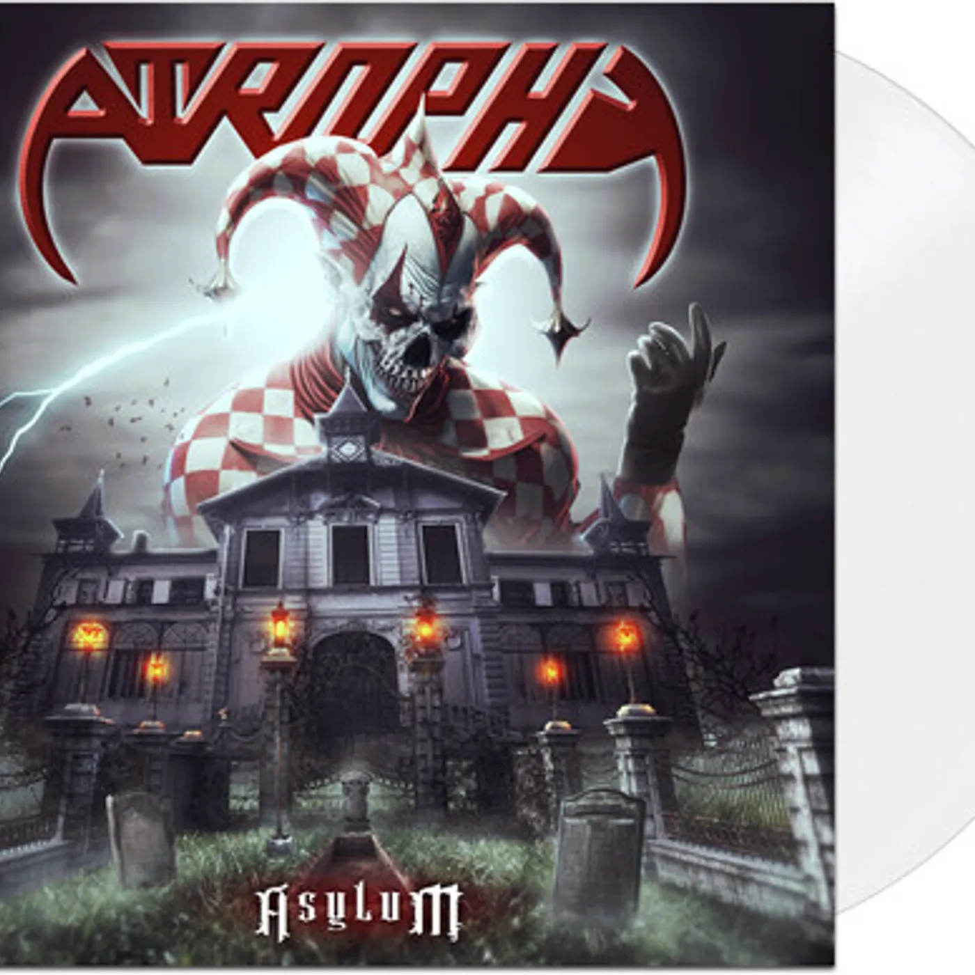 Atrophy ASYLUM - WHITE Vinyl Record