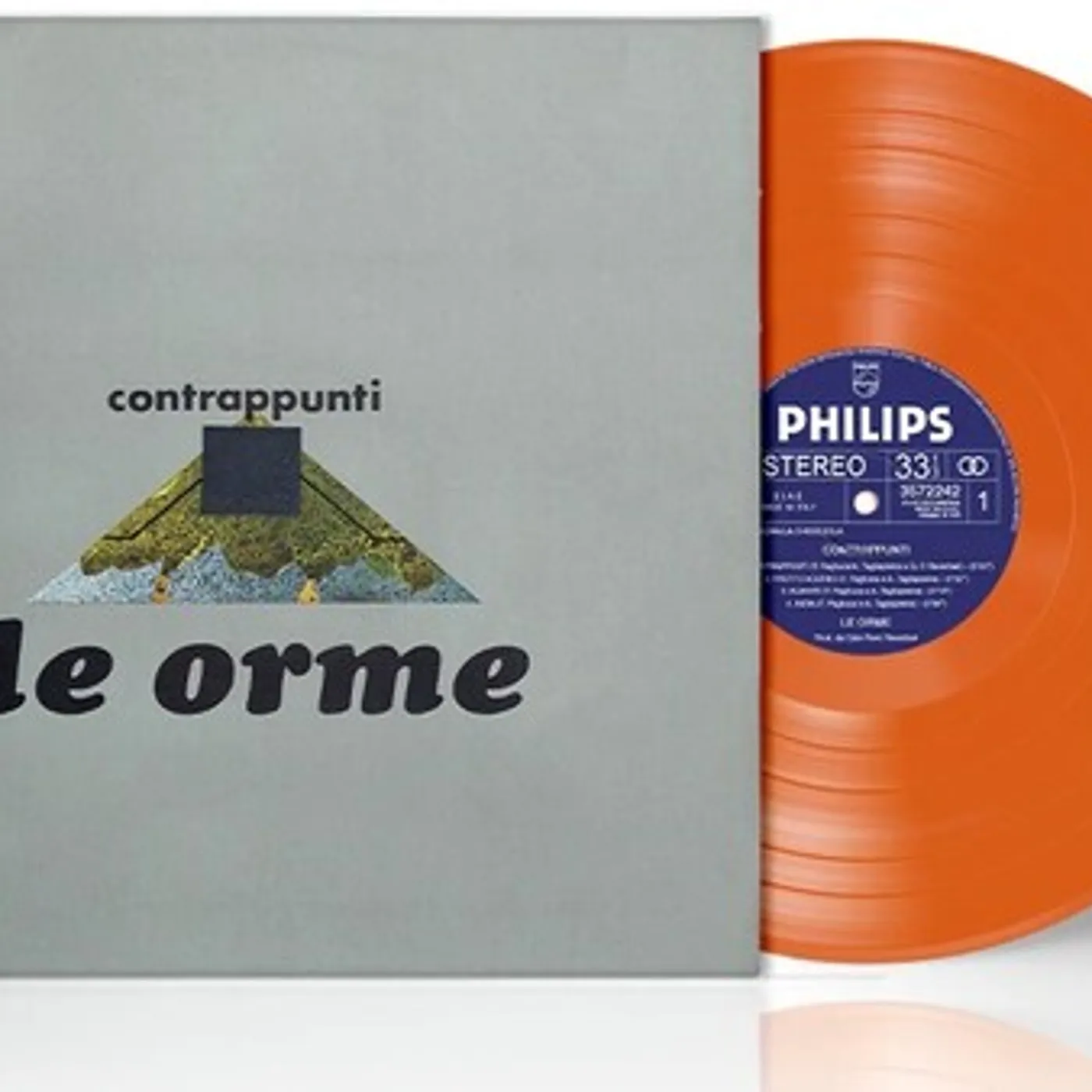 Le Orme  Contrappunti - Ltd Numbered Orange Vinyl Record