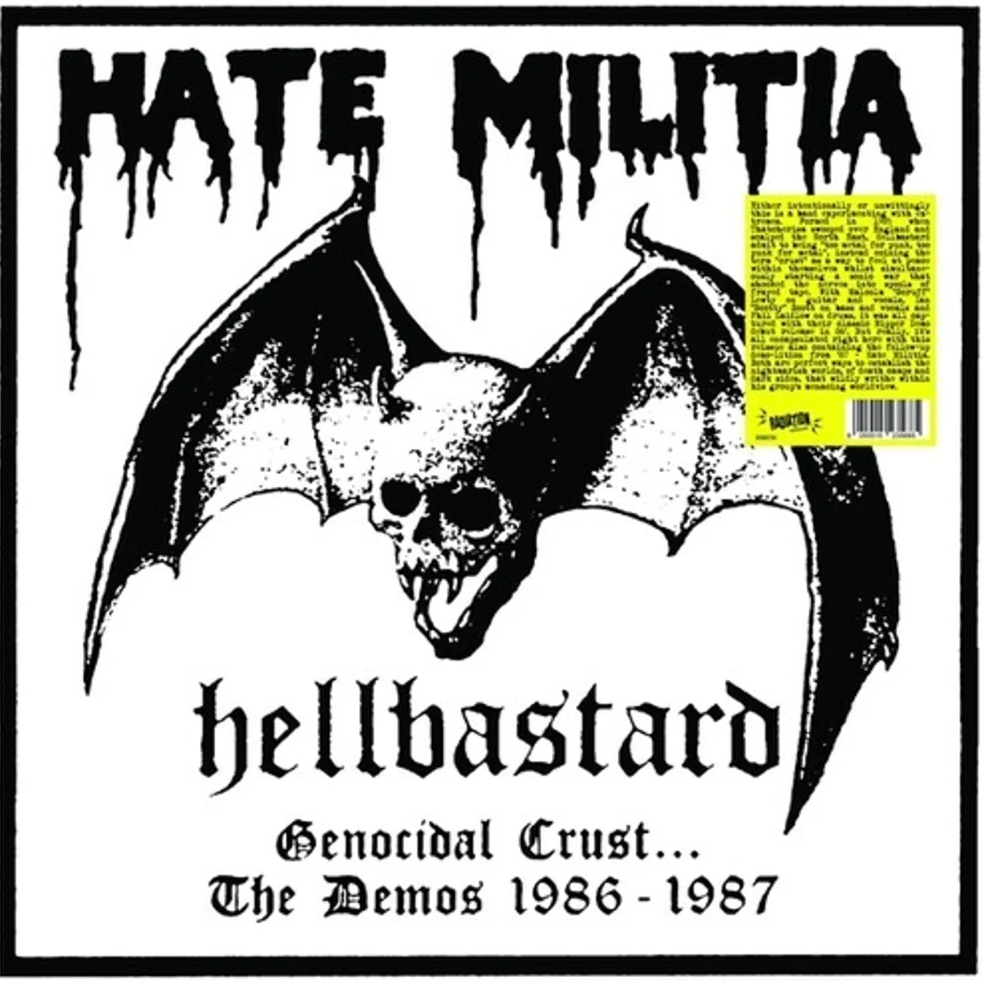 Hellbastard Genocidal Crust: The Demos 1986-1987 (2LP) Vinyl Record