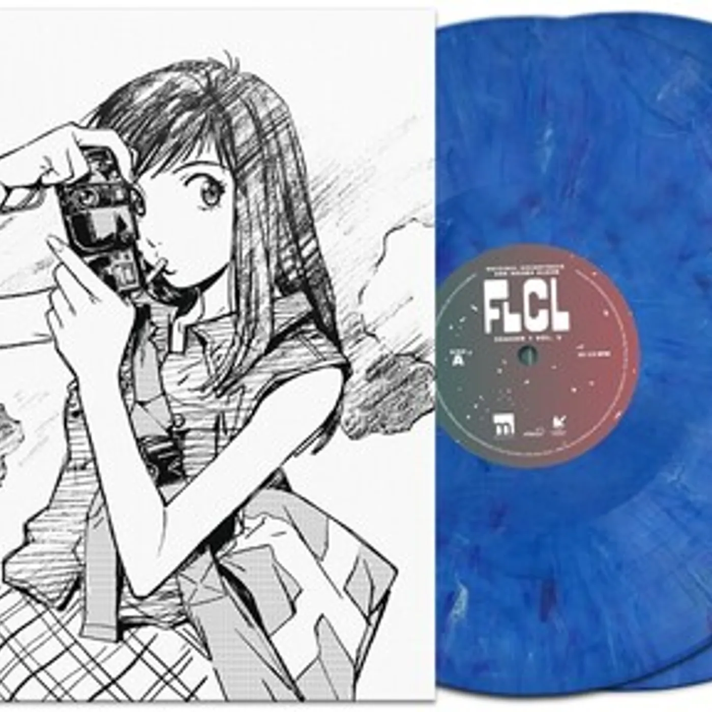 the pillows FLCL Season 1 Vol. 2 - Drama Album (Blue) Vinyl Record