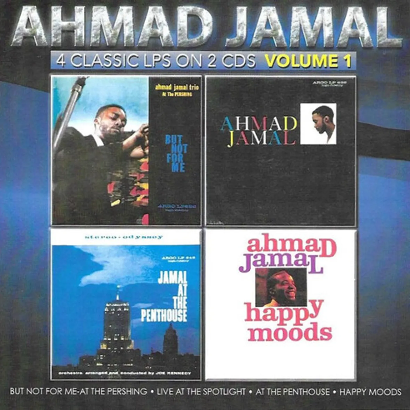 Ahmad Jamal 4 CLASSIC LPS ON 2 CDS, VOL. 1 CD
