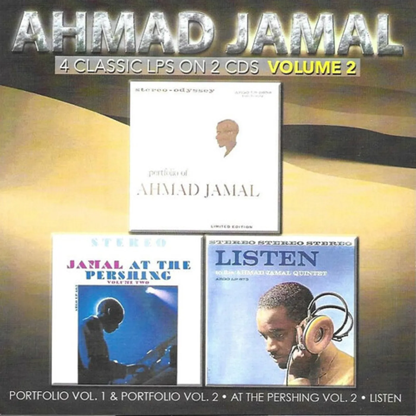 Ahmad Jamal 4 CLASSIC LPS ON 2 CDS, VOL. 2 CD