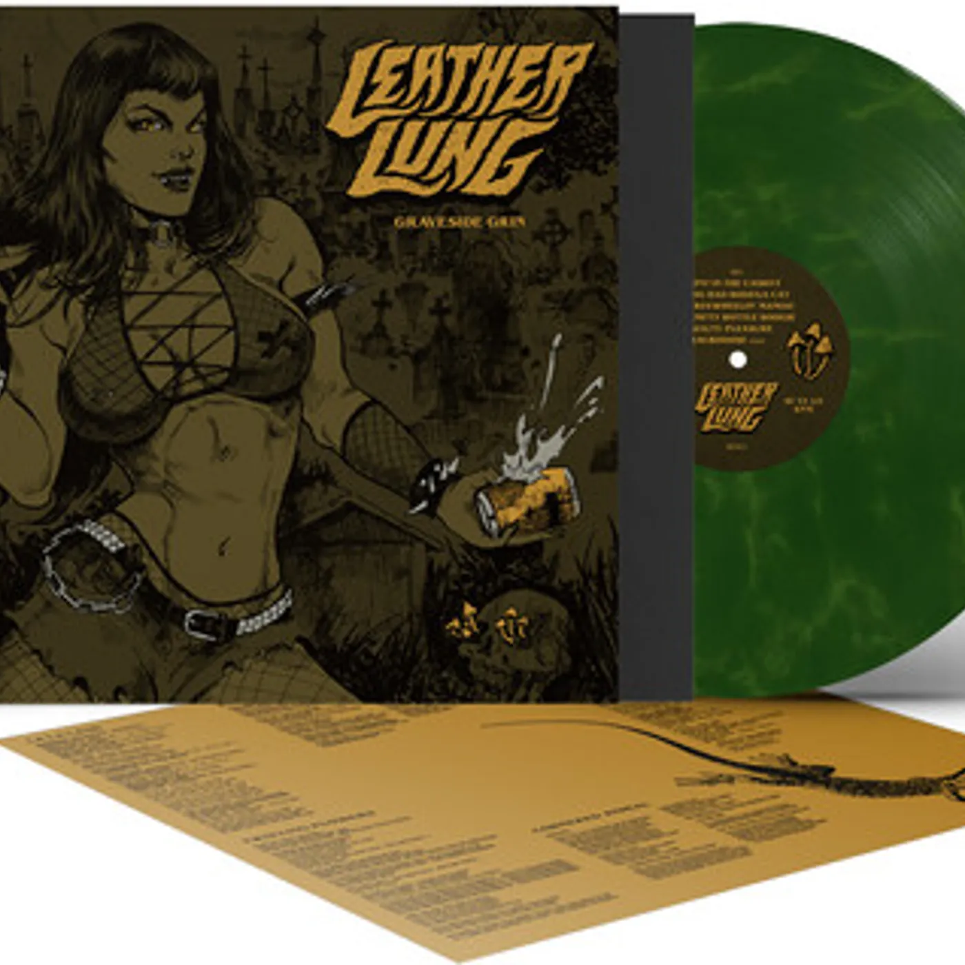 Leather Lung Graveside Grin (OFGV) (Green) Vinyl Record