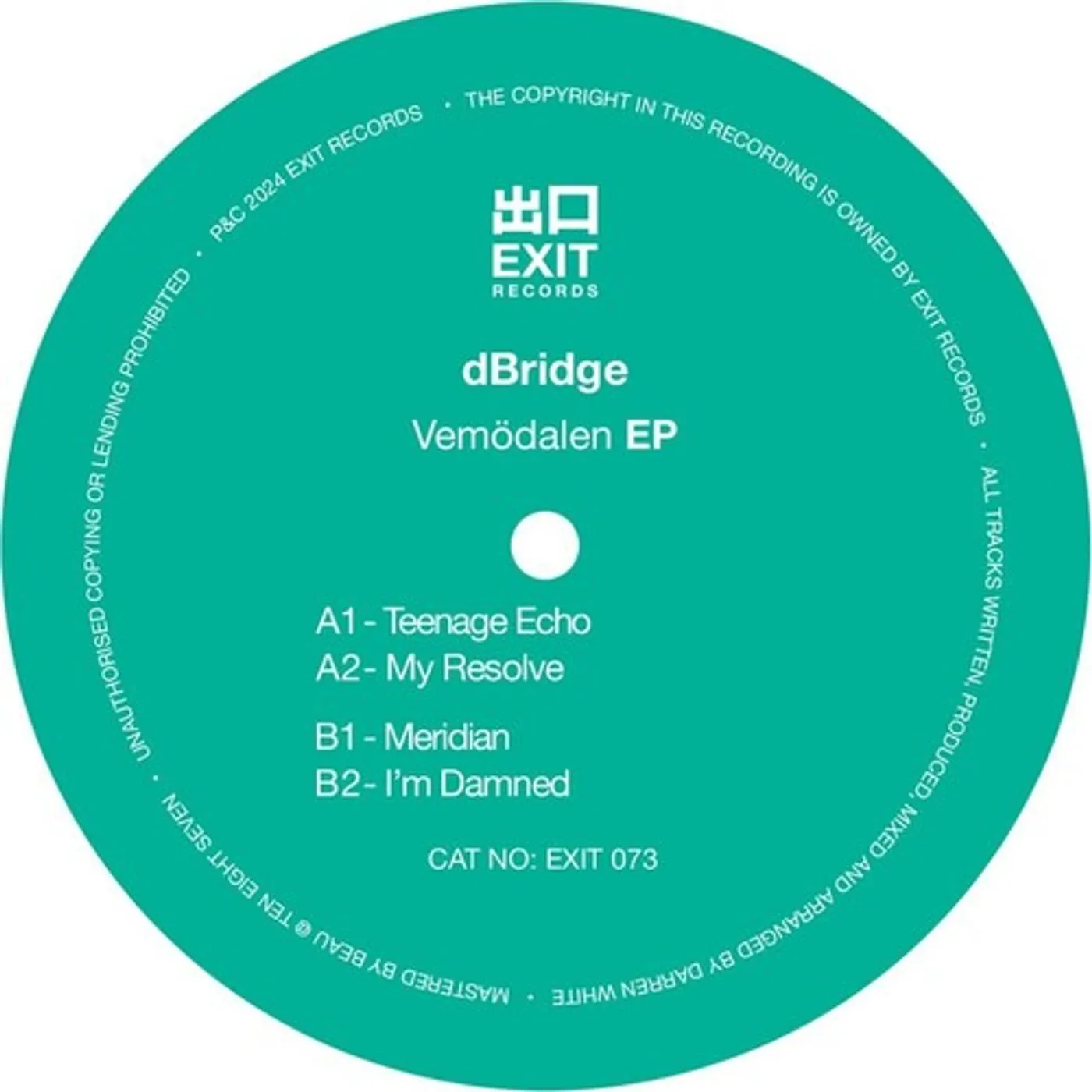 dBridge VEMODALEN Vinyl Record