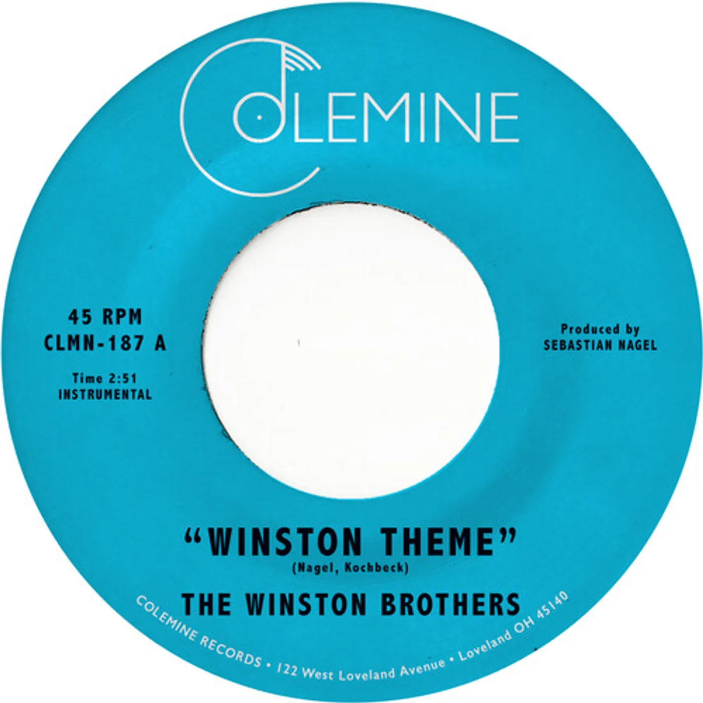 The Winston Brothers Winston Theme - Orange Vinyl Record