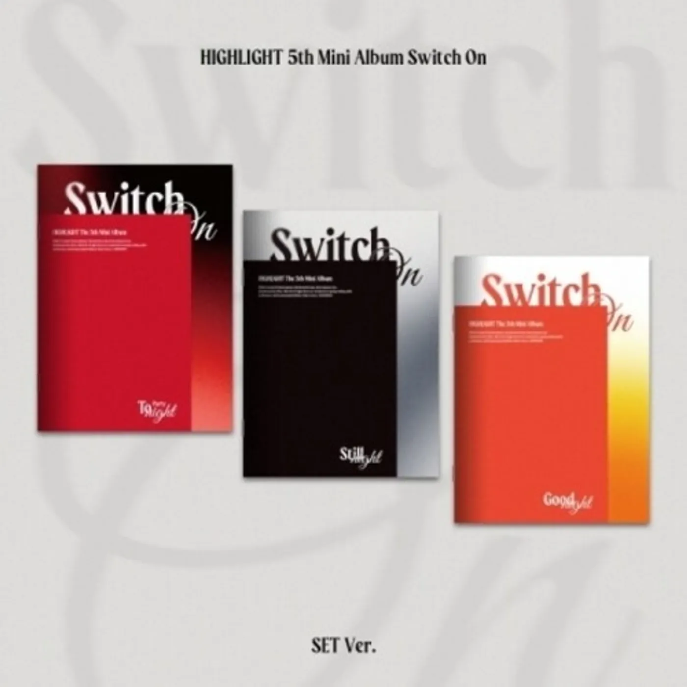 HIGHLIGHT SWITCH ON - RANDOM COVER CD
