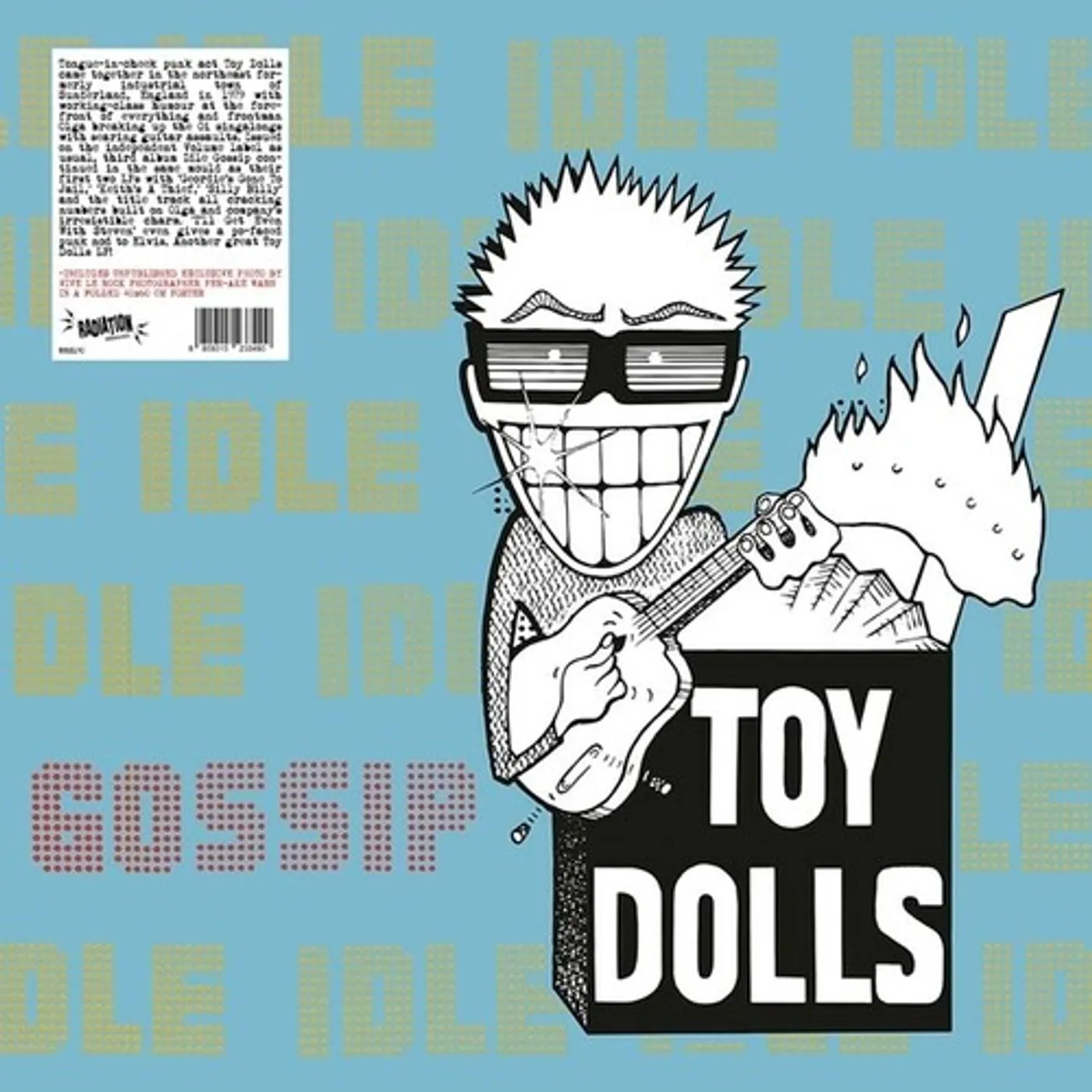 The Toy Dolls IDLE GOSSIP Vinyl Record