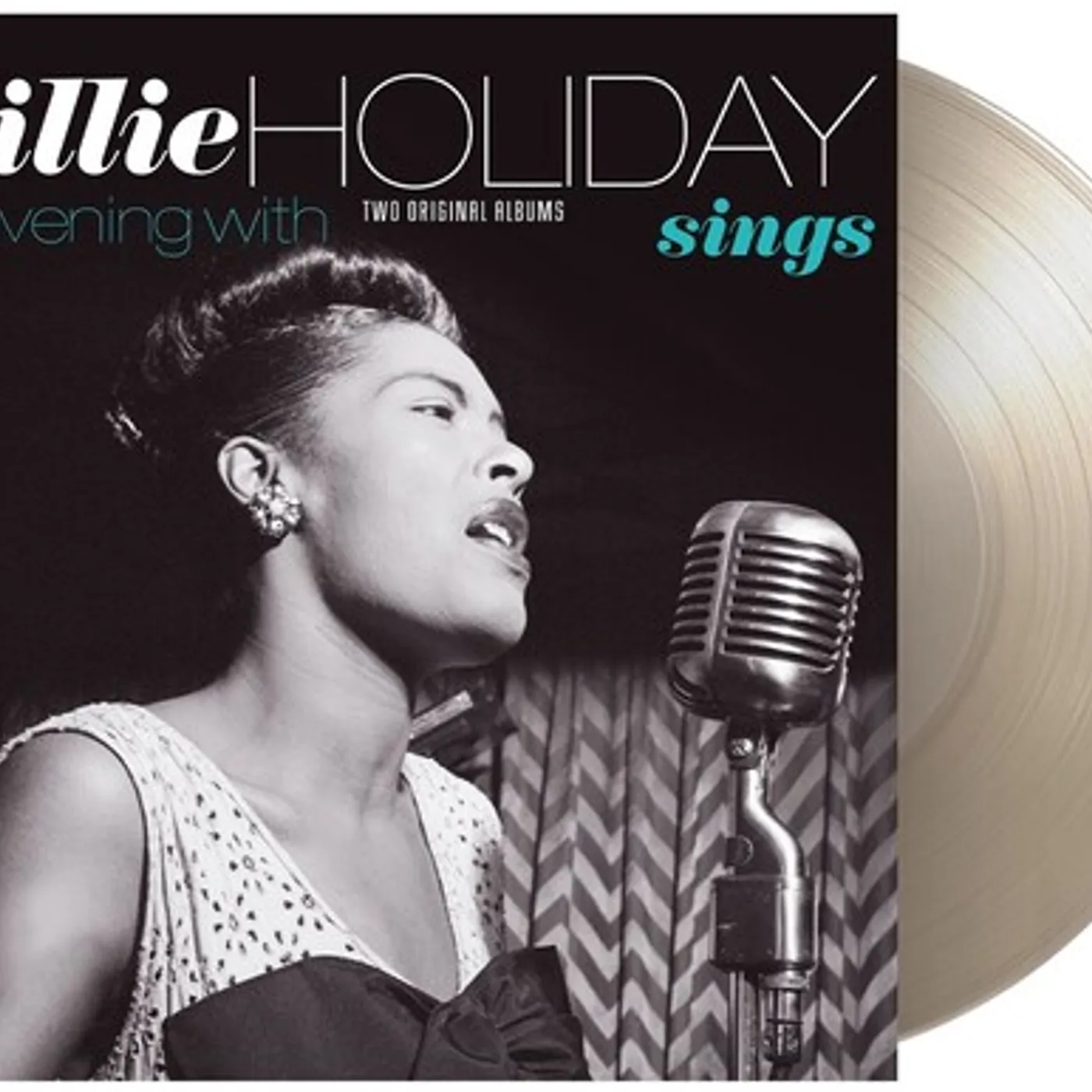 Sings + An Evening With Billie Holiday (Ltd Crystal Clear & Solid Silver) Vinyl Record