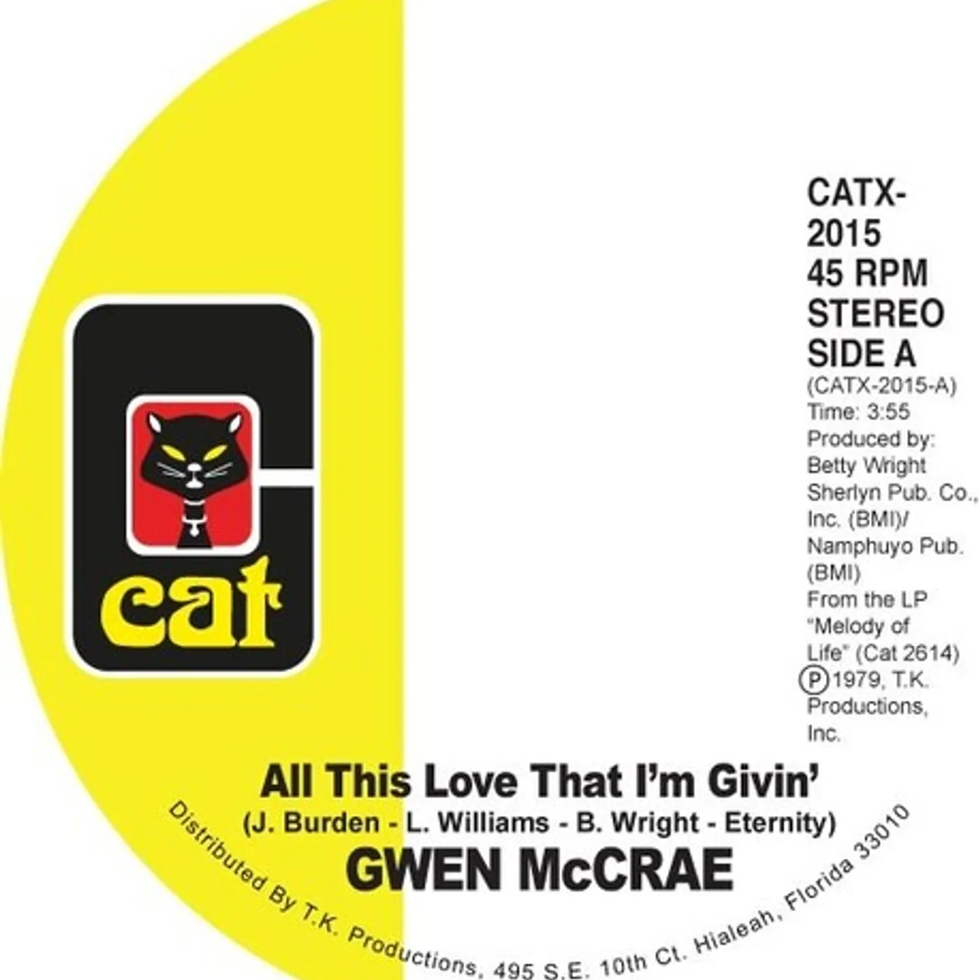 Gwen McCrae All This Love That I'm Giving  Vinyl Record