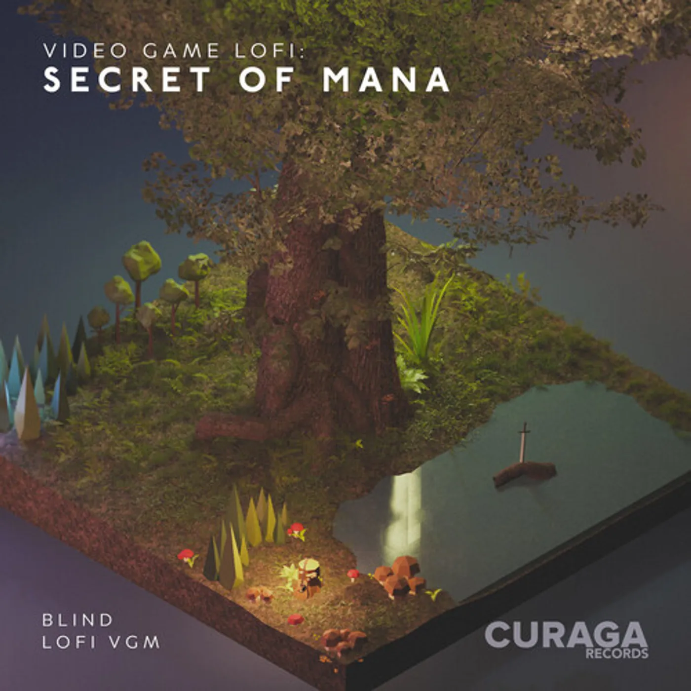 Blind VIDEO GAME LOFI: SECRET OF MANA - Original Soundtrack Vinyl Record