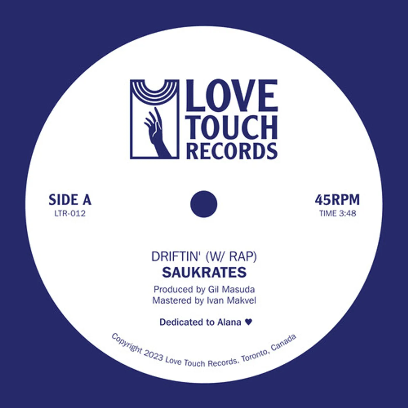 Saukrates DRIFTIN' Vinyl Record