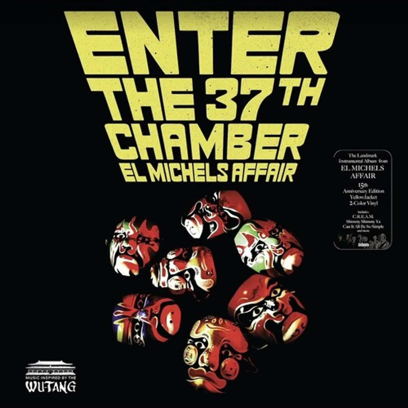 El Michels Affair Enter The 37th Chamber (Yellow & Black/Anniversary Edition) Vinyl Record