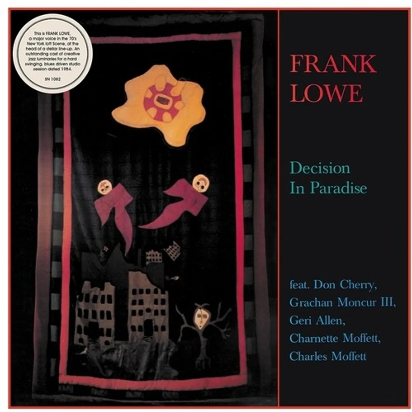 Frank Lowe Decision In Paradise Vinyl Record