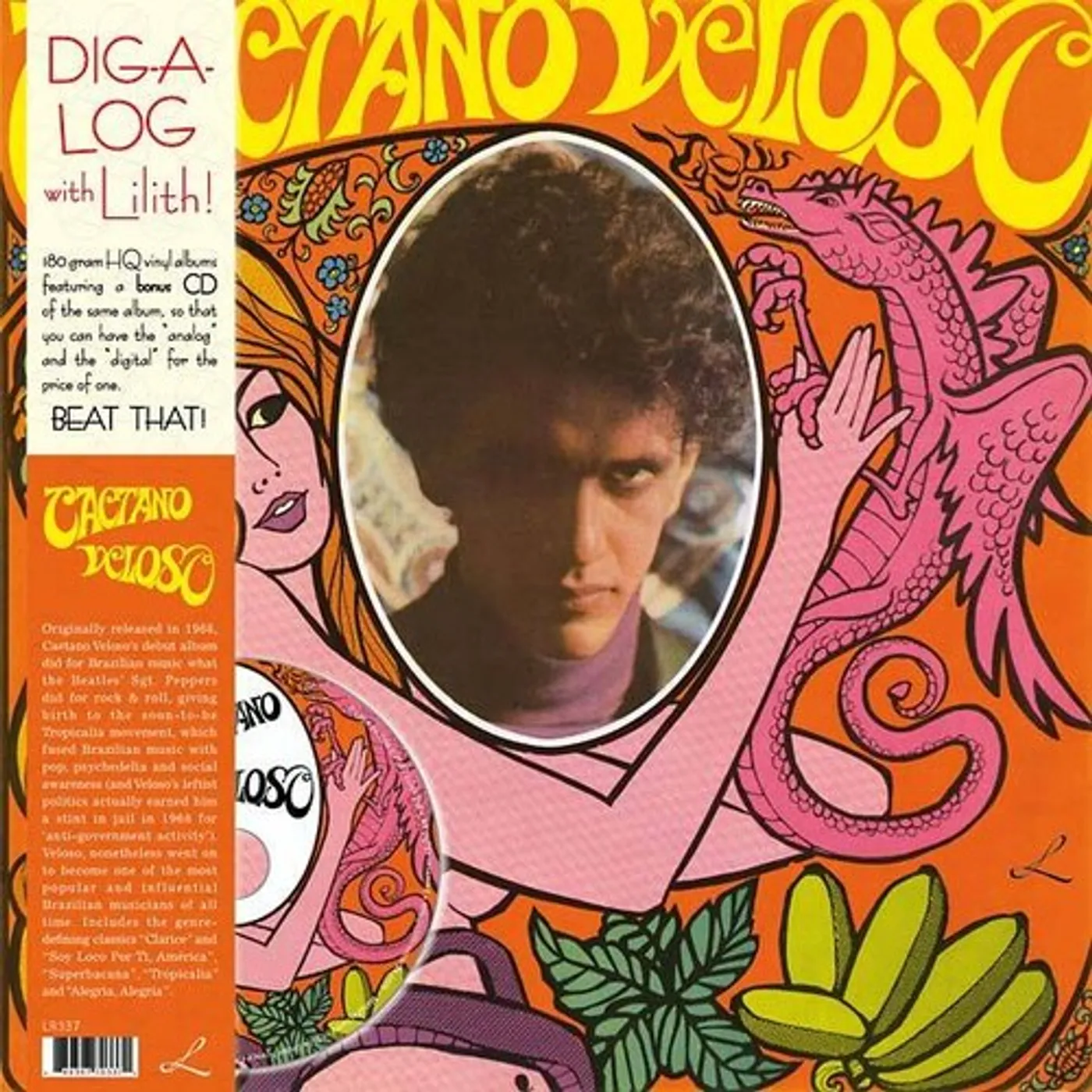  Caetano Veloso - Tropicalia (Opaque Pink) Vinyl Record