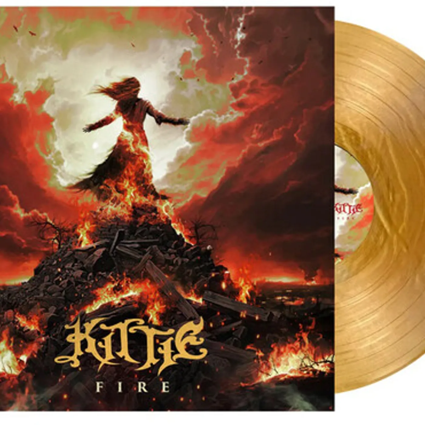 Kittie Fire (Gold) Vinyl Record
