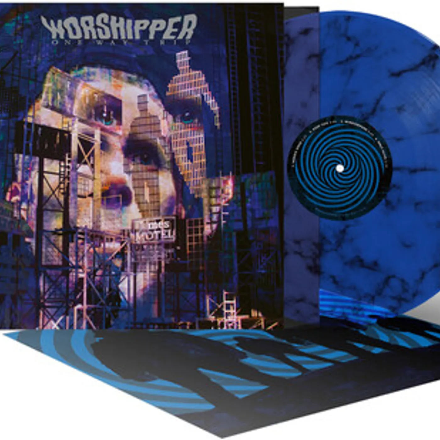 Worshipper One Way Trip (Black/Blue/Limited Edition) (OFGV) Vinyl Record