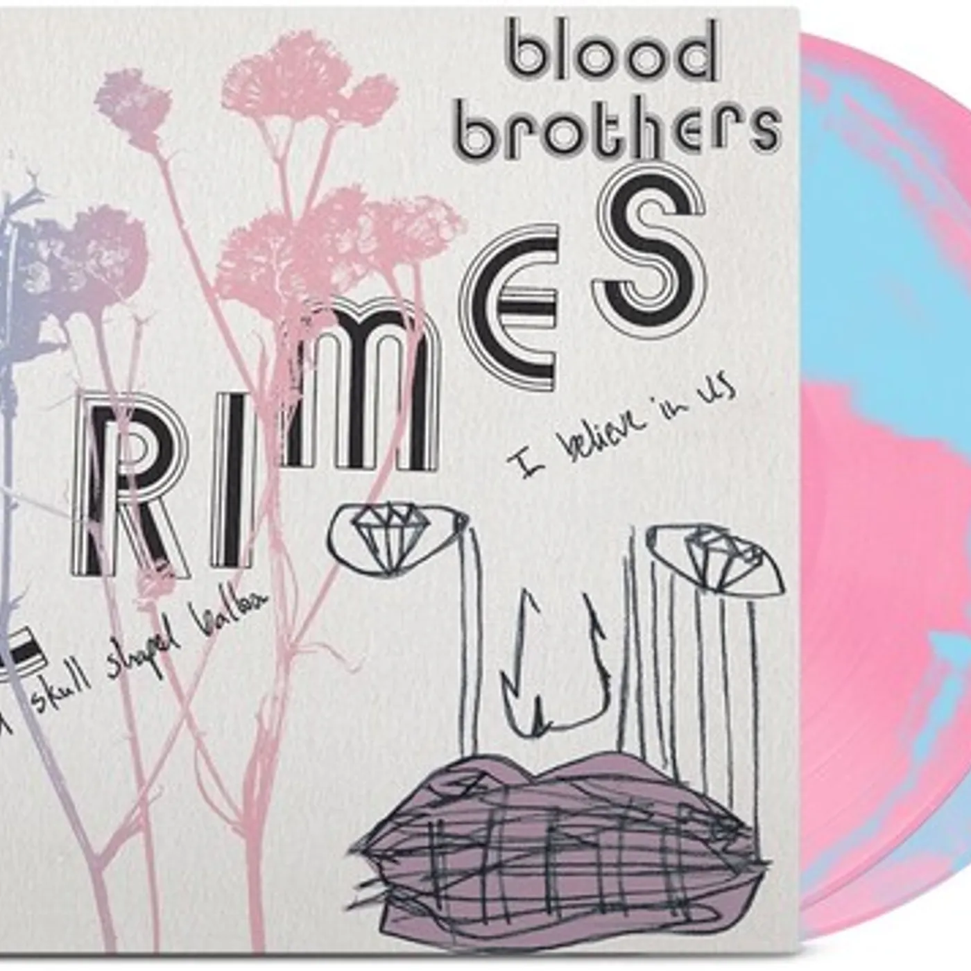 The Blood Brothers Crimes (Collector's Edition/Explicit/Bubblegum Pink & Baby Blue) Vinyl Record