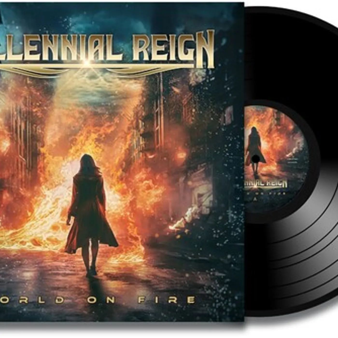 Millennial Reign WORLD ON FIRE Vinyl Record