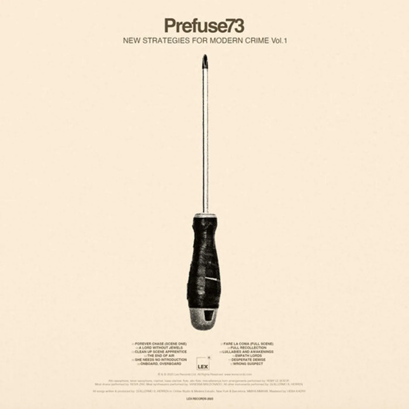 Prefuse 73 NEW STRATEGIES FOR MODERN CRIME VOL. 1 CD